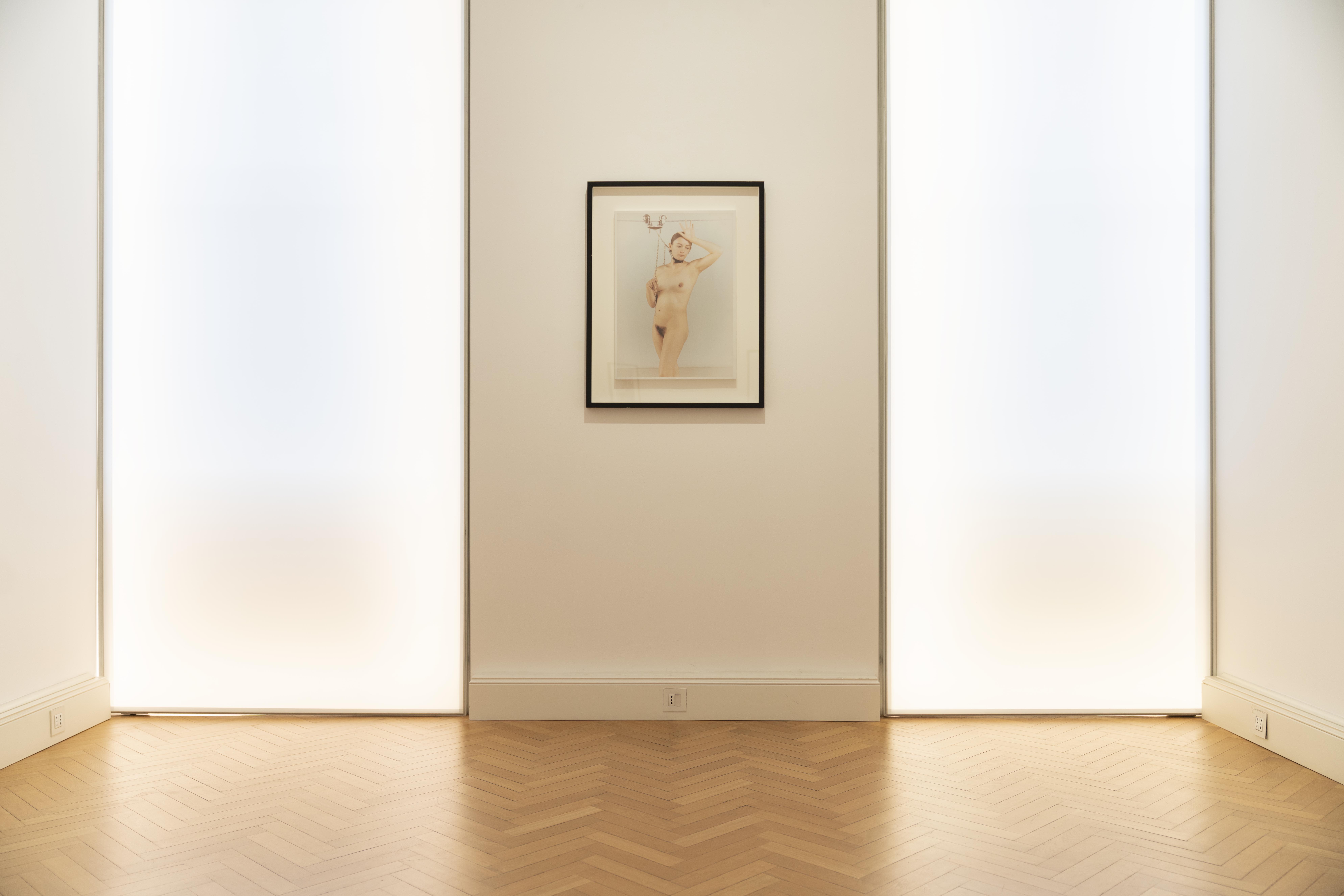 Installation view of the solo exhibition Elisabetta Catalano. Cinema, Moda e Performance, ph. Eduardo De Matteis, Courtesy Viasaterna and Archivio Elisabetta Catalano