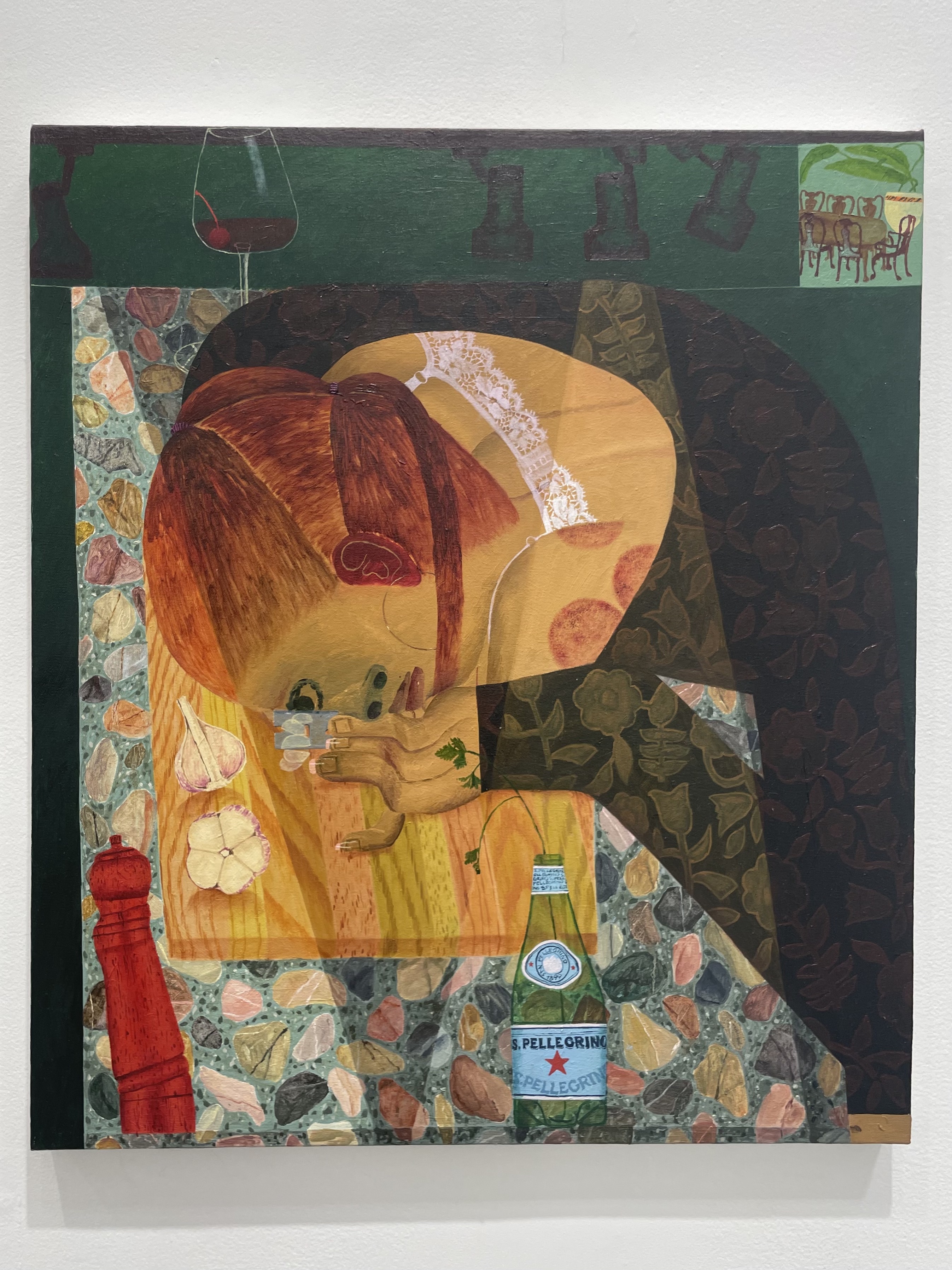 Purist, 2022, Oil on canvas, 30 x 26 1/8 inches(76.2 x 66.4 cm) © Celeste Rapone