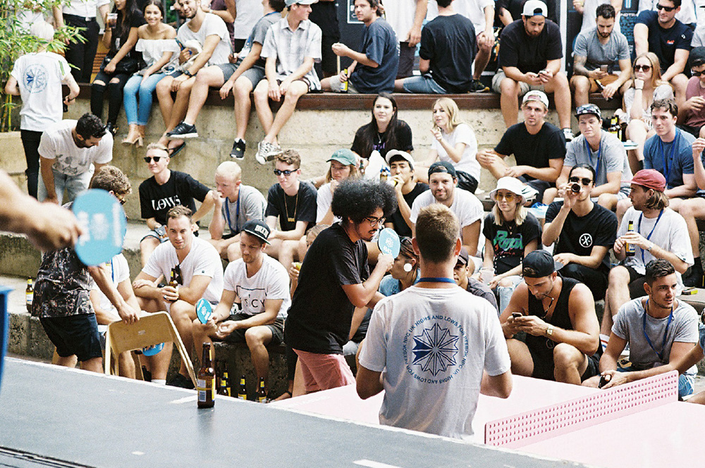 Competitive outdoor table tennis by POPP