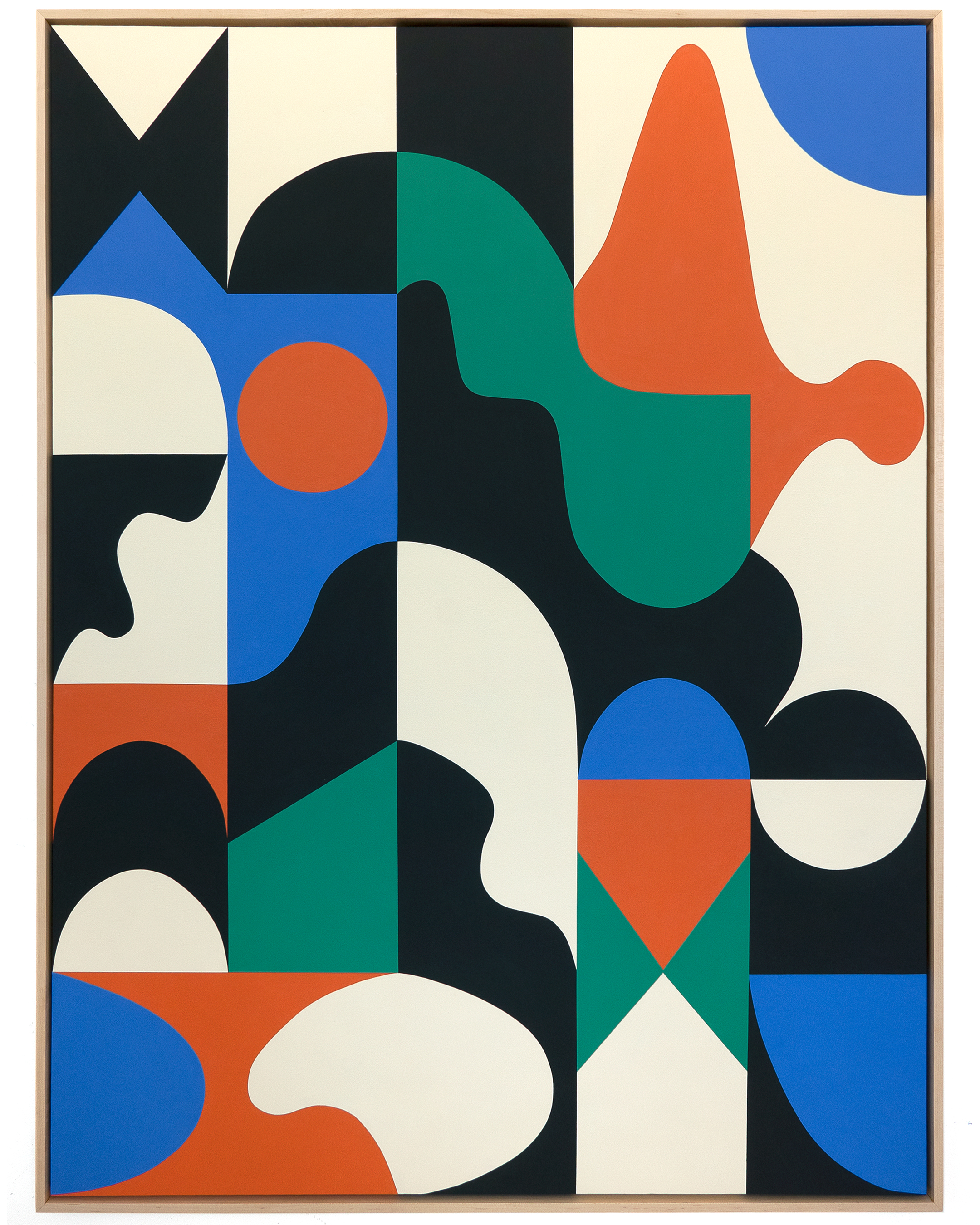 Urbane Gliding (Down the Stairs) 45" x 60" (2020)