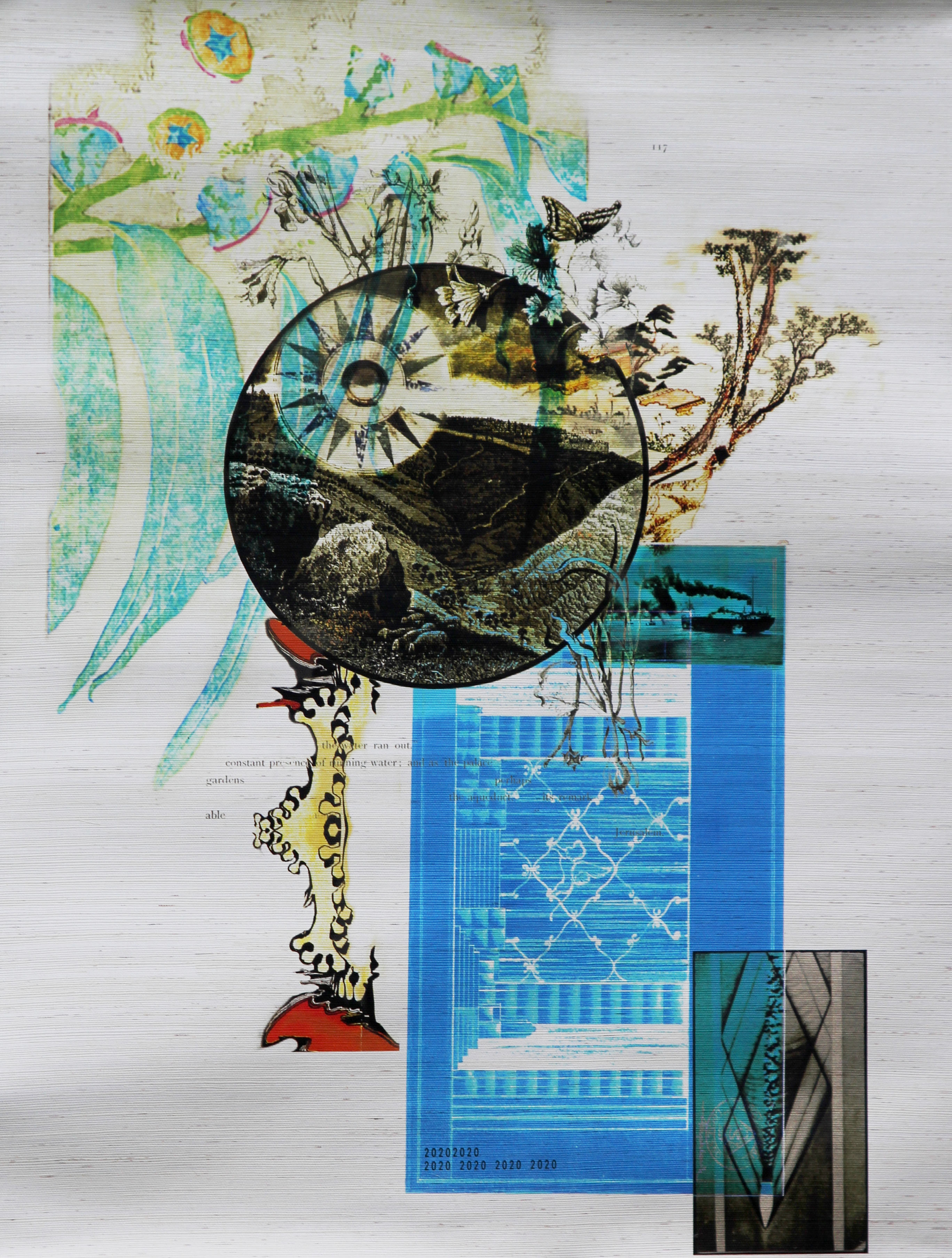 The Glass Circle, 35 x 45 inches, 2020