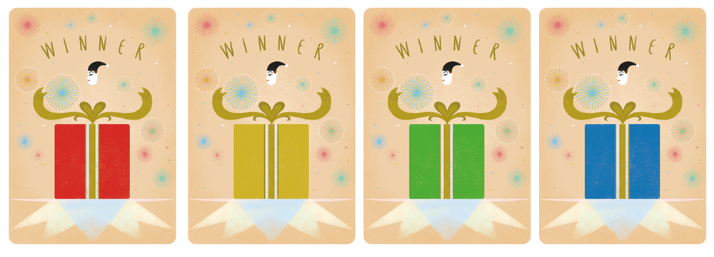 winner card