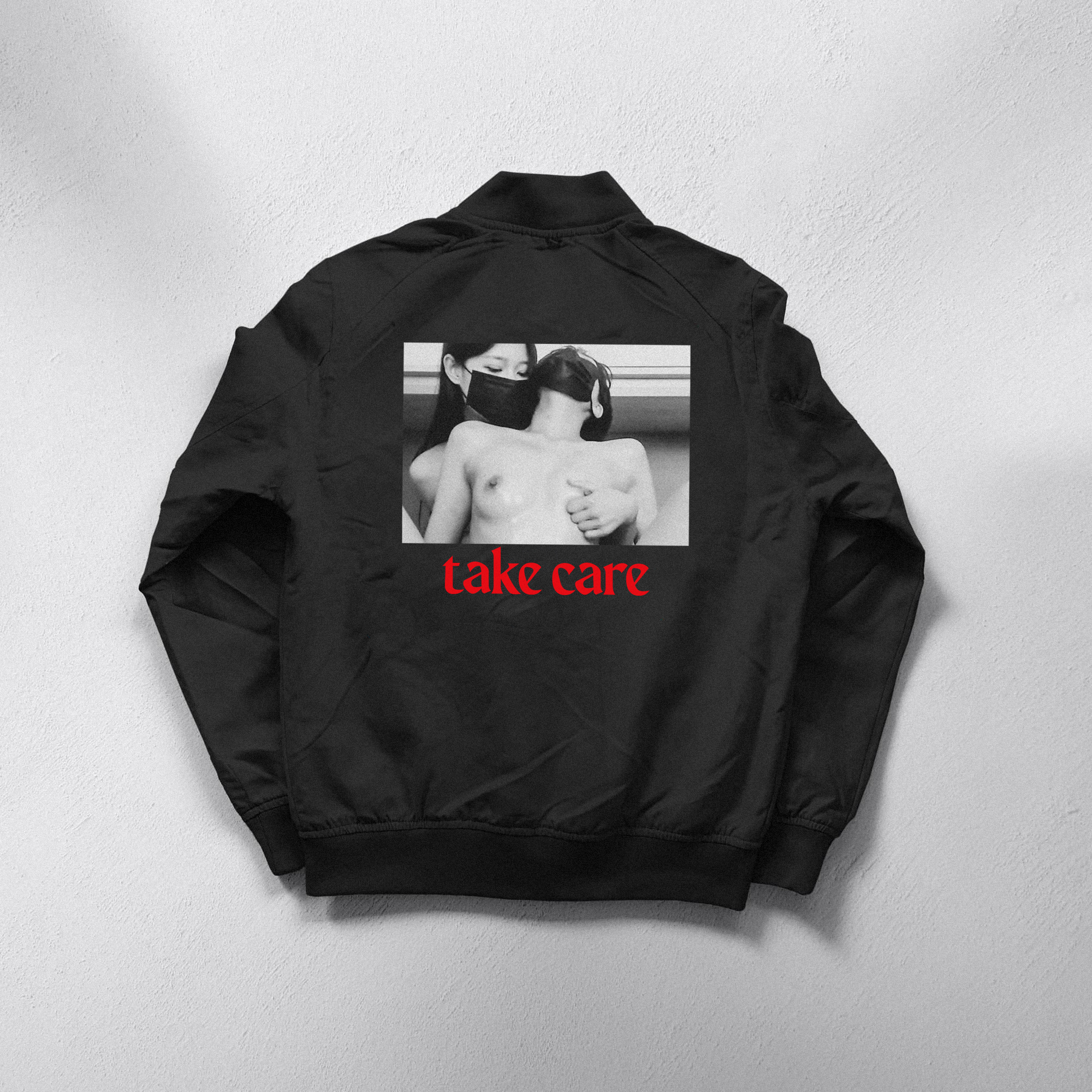 'Take care' bomber jacket #imaginarygirlfriends