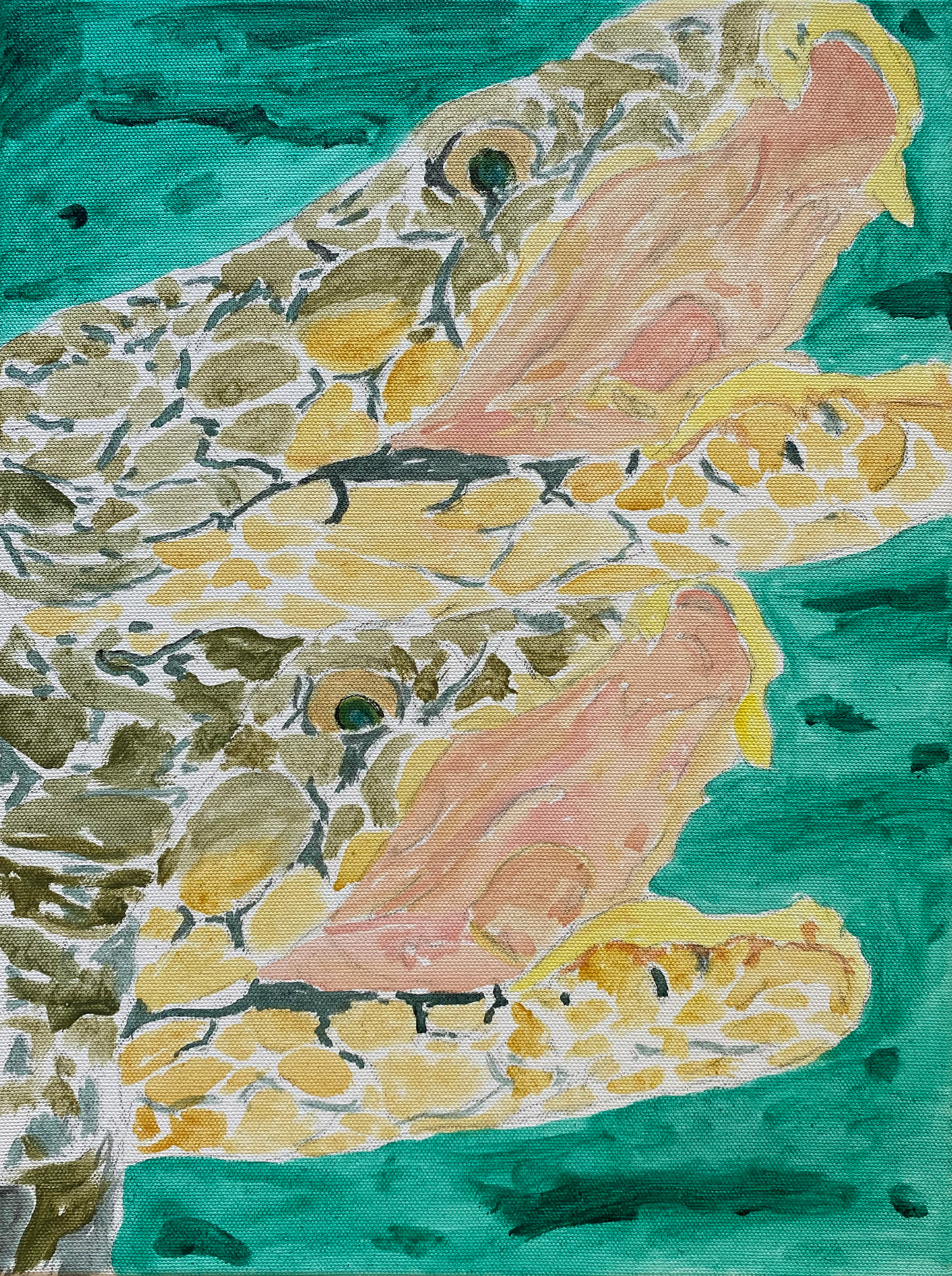 Jacob FreemanKeto DietAcrylic on canvas16x12”2022