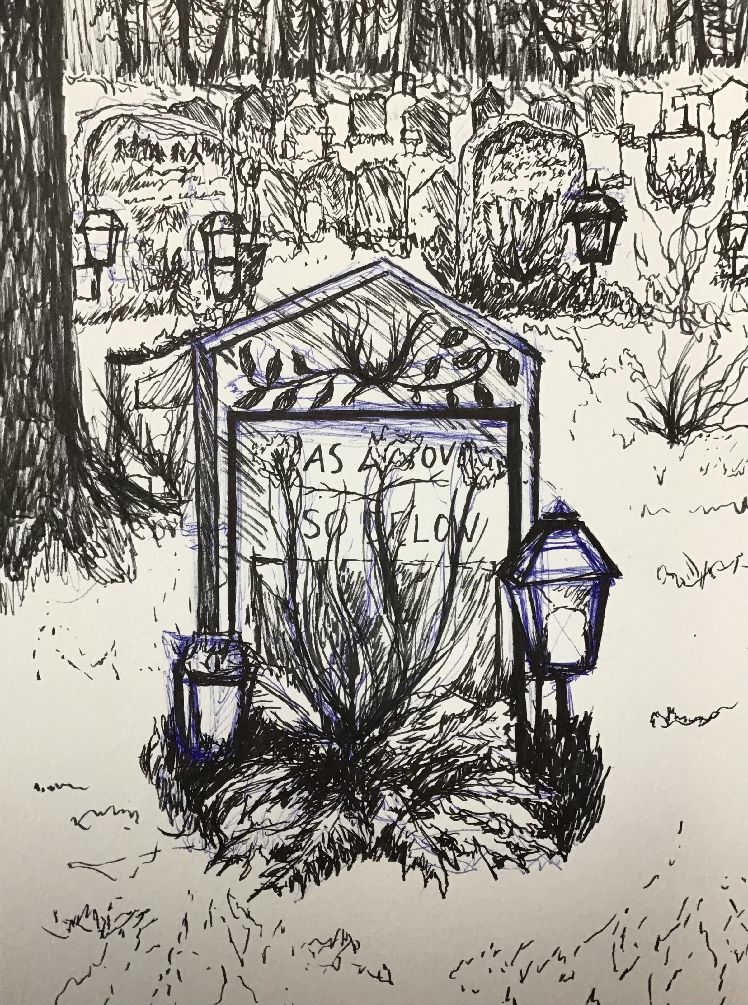 Day 1: Cemetery // All Hallow’s Art