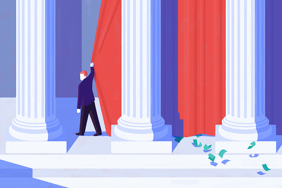 conflict of interest Illustration María Hergueta