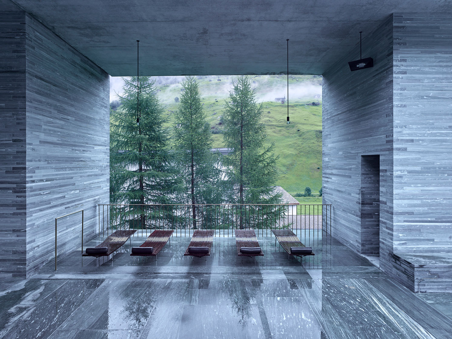 PETER ZUMTHOR - 7132 HOTEL - VALS, SWITZERLAND