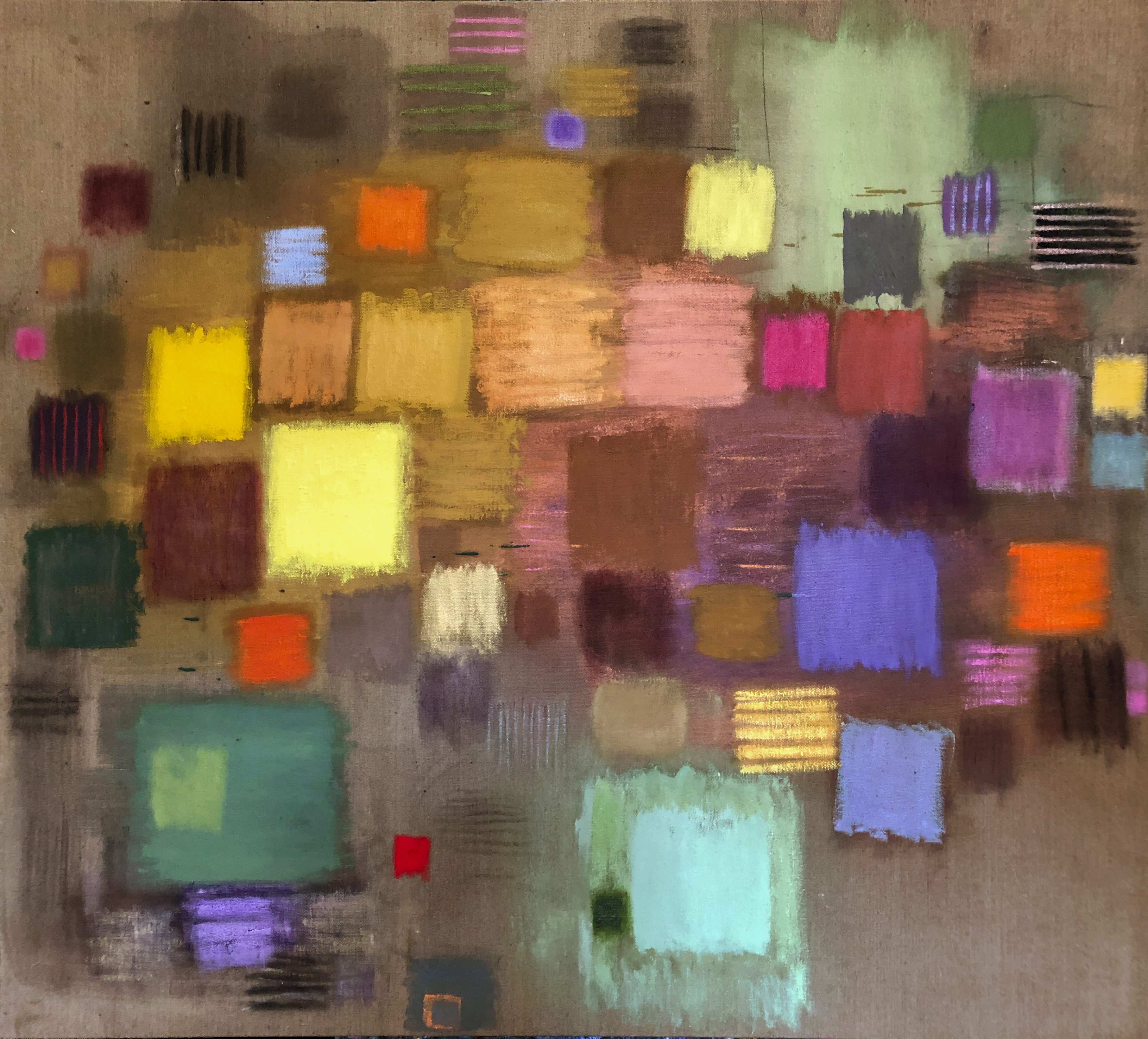 * Willows, 60" x 54" oil on linen, 2020