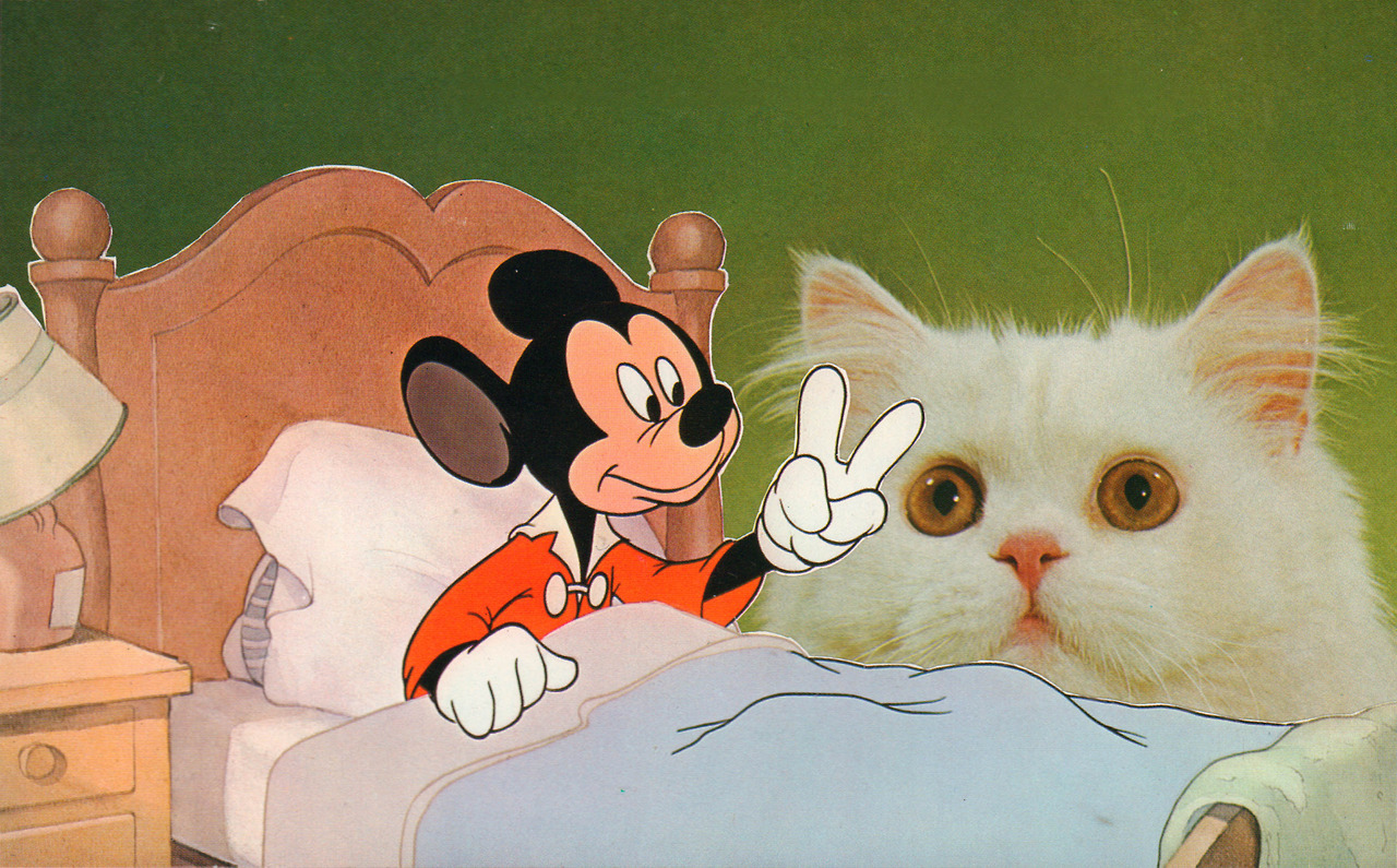 Taking the Mickey, 2016, photomontage, 30 x 14 cm