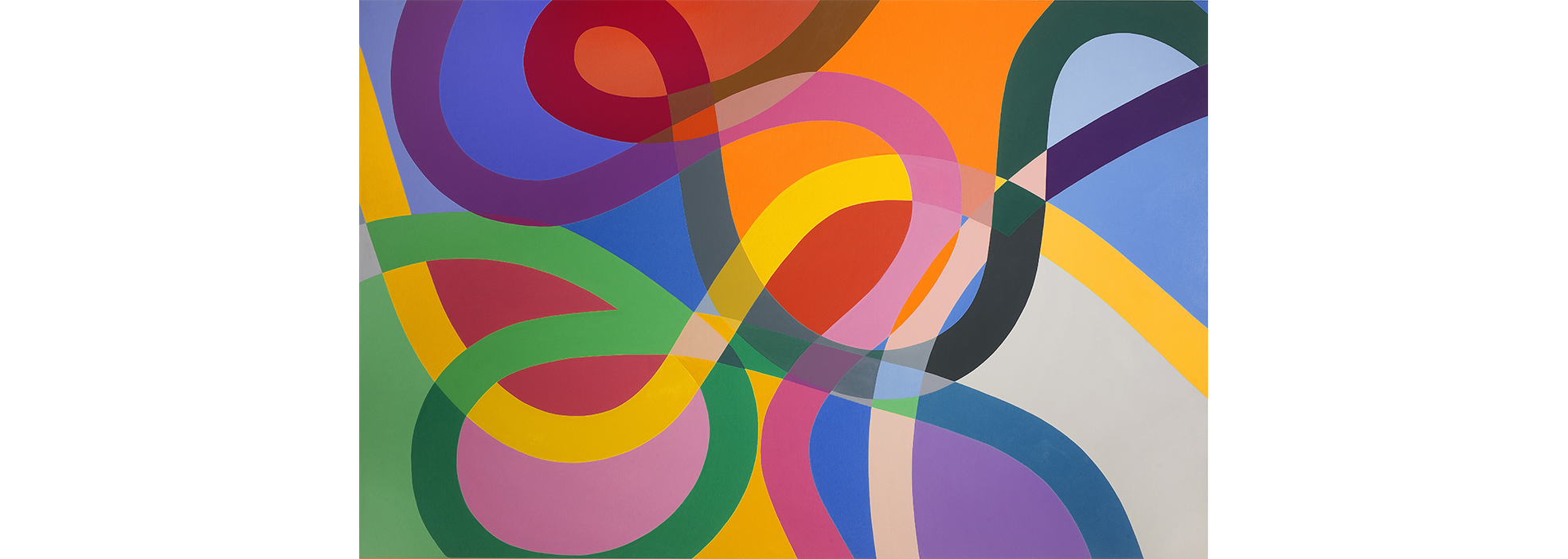 Untitled, 2019. Acrylic on canvas, 190 x 290 cm.