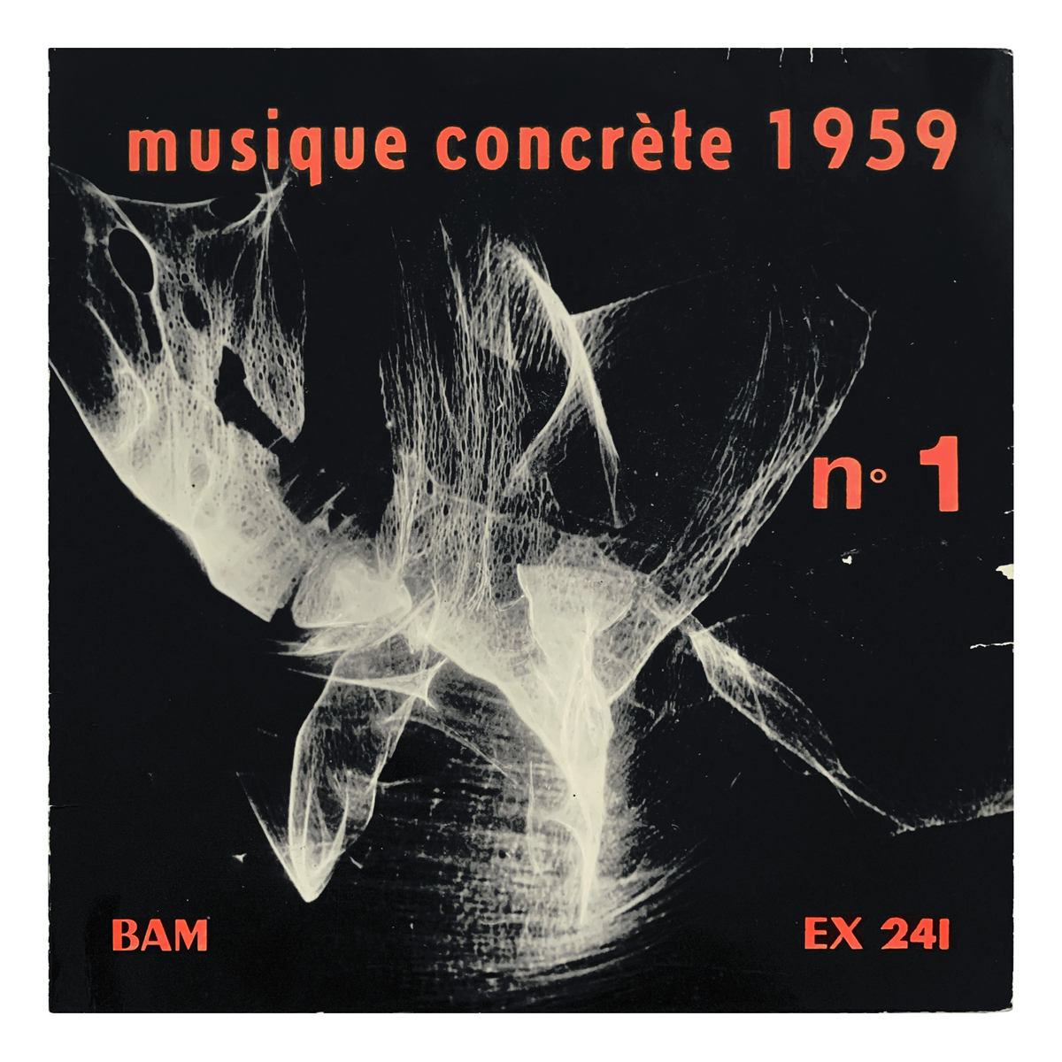 BAM EX 241 Luc Ferrari - Étude aux accidents | Henri Sauguet - Premier aspect sentimental | Michel Philippot - Ambiance I | Pierre Schaeffer - Étude aux allures Le Goupe de Recherches Musicales de la R.T.F. Design: Patris Brissot (photography)
