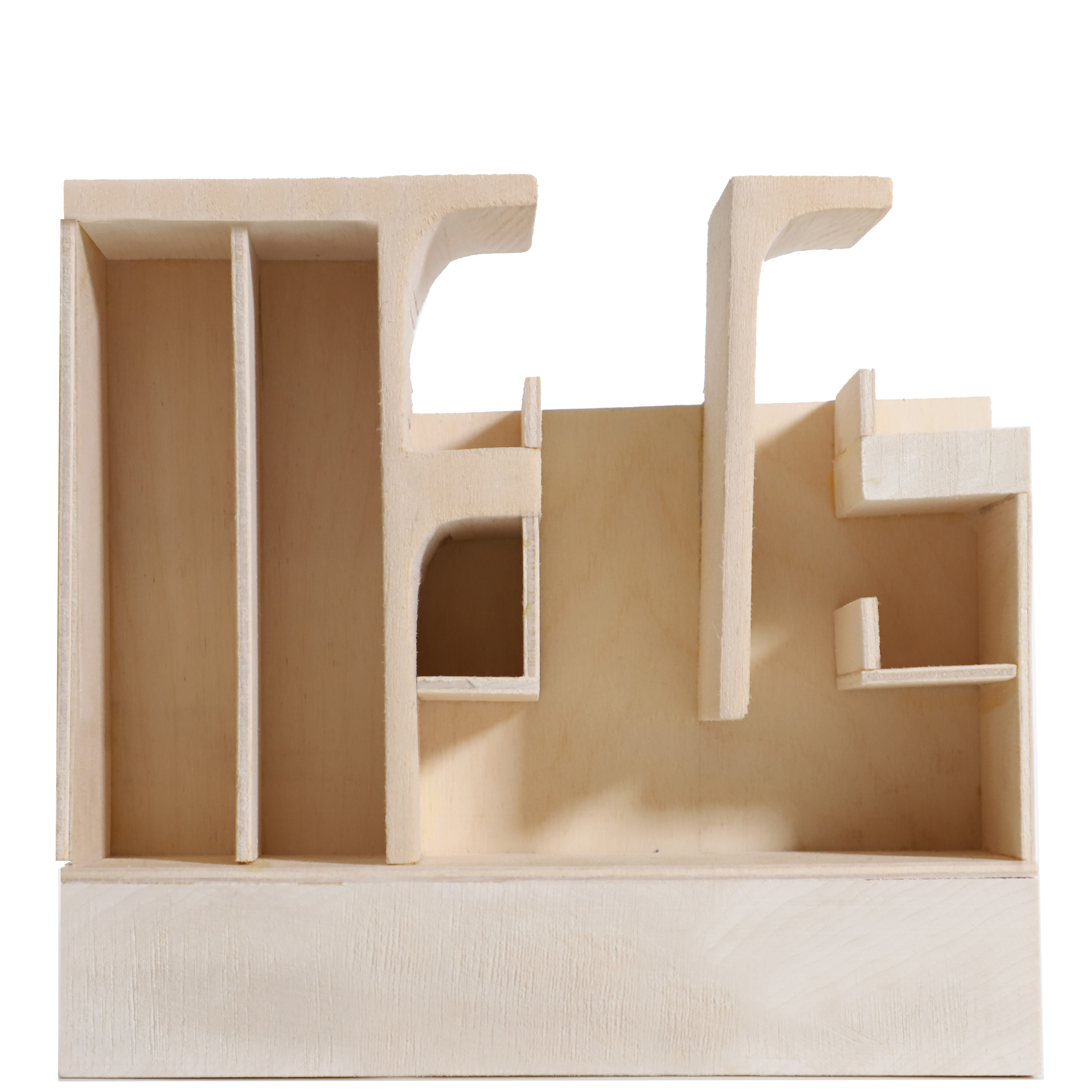 1/8” Sectional Model of Wind Catcher System