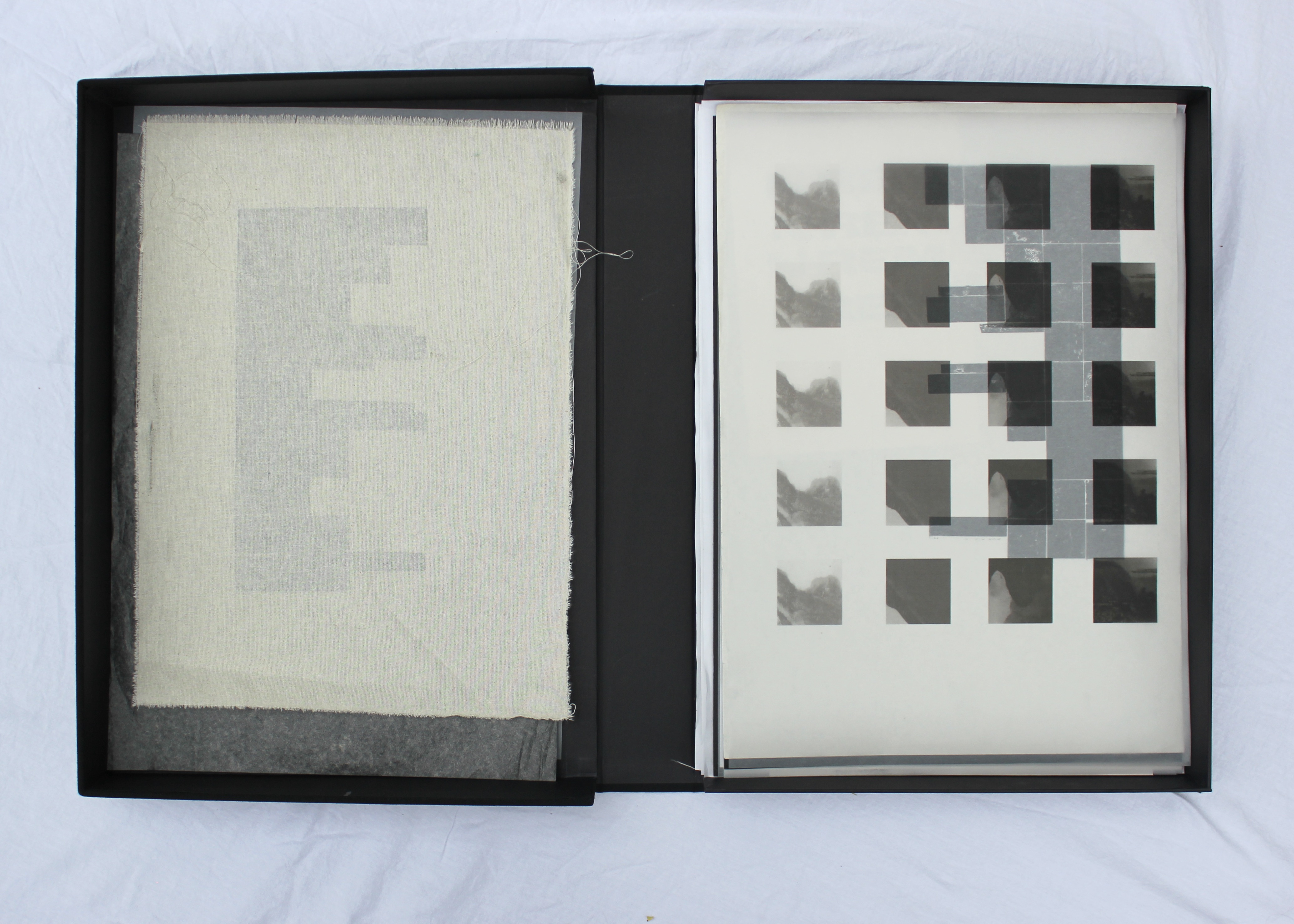 Layered prints in Archival Box