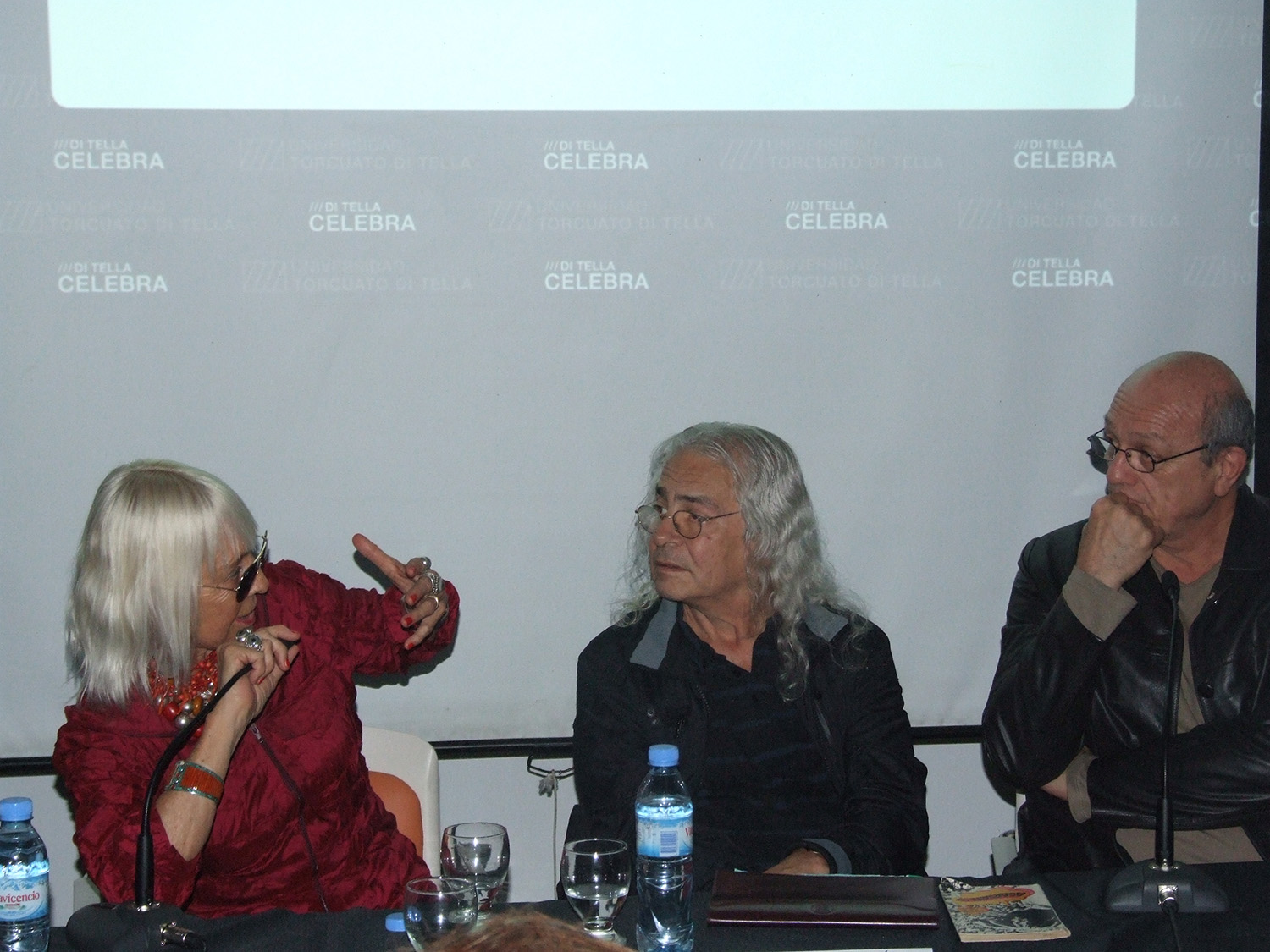 Marta Minujín, Rodolfo García, Emilio del Guercio