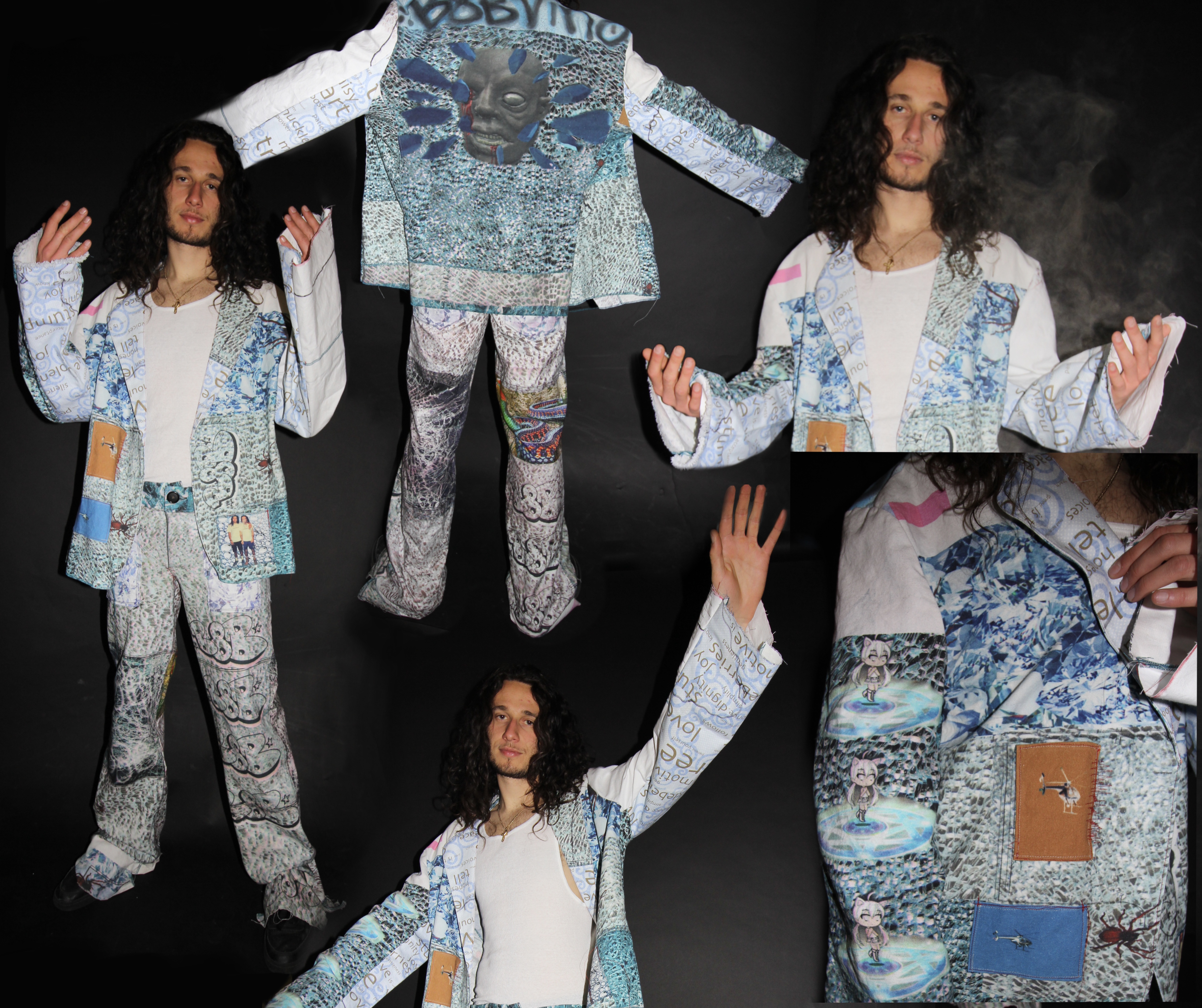 Dom in the third look from my show.