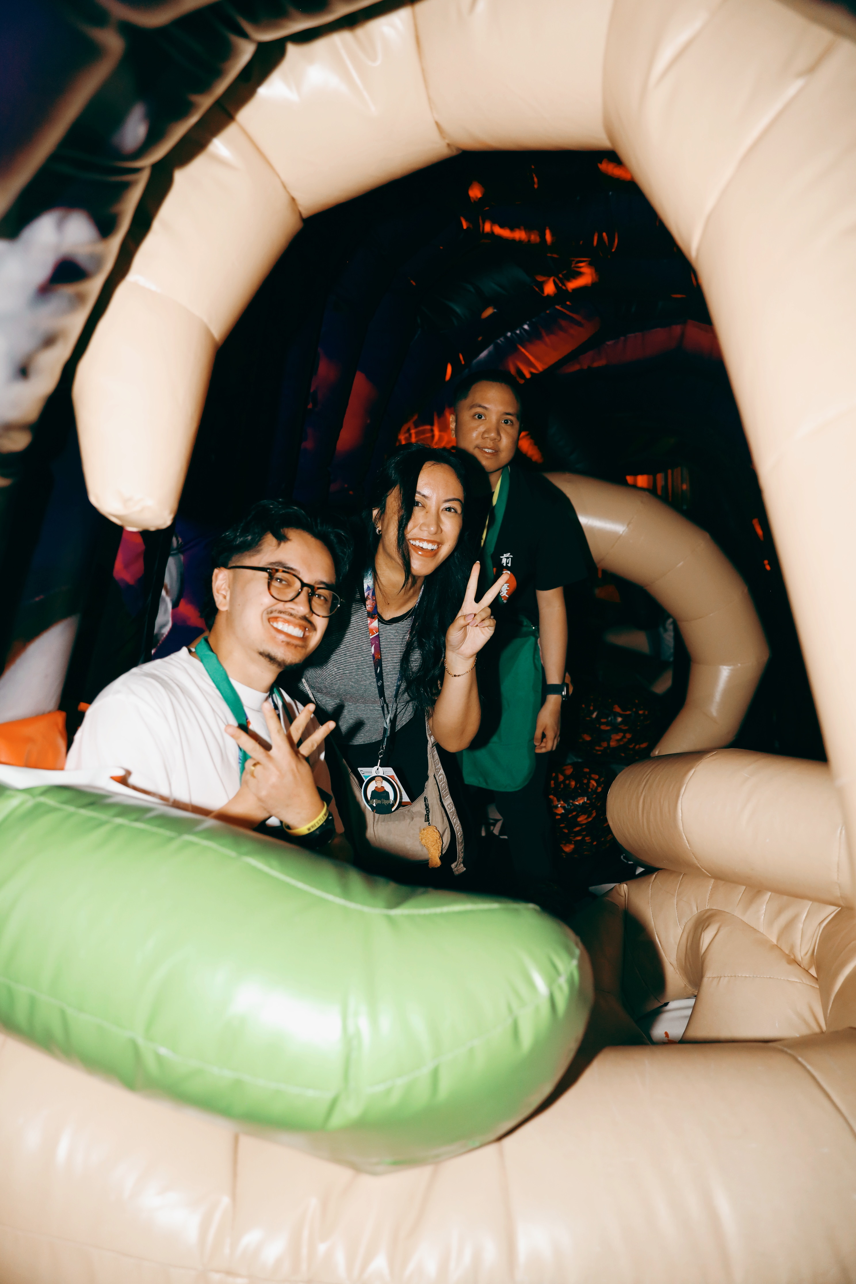 FIRST SECTION: Guests face twisted roots from a floral Demon before they can escape.