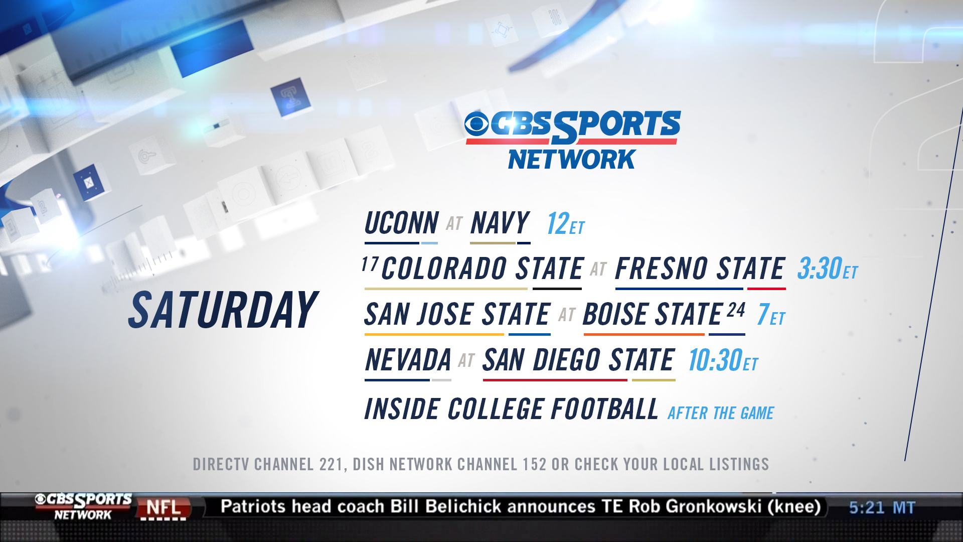 CBS Sports Network, DIRECTV Insider