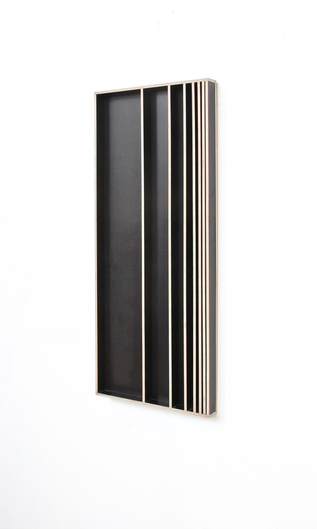 y=2x (When Math Becomes real it Dies), 2018, multiplex, 105 x 45 x 4,5 cm