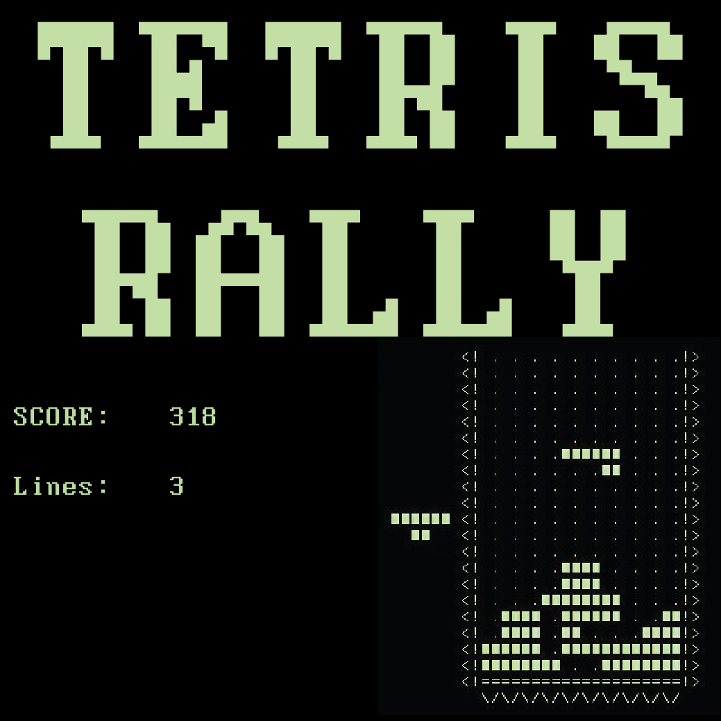 Tetris Rally Poster design by Josh L.