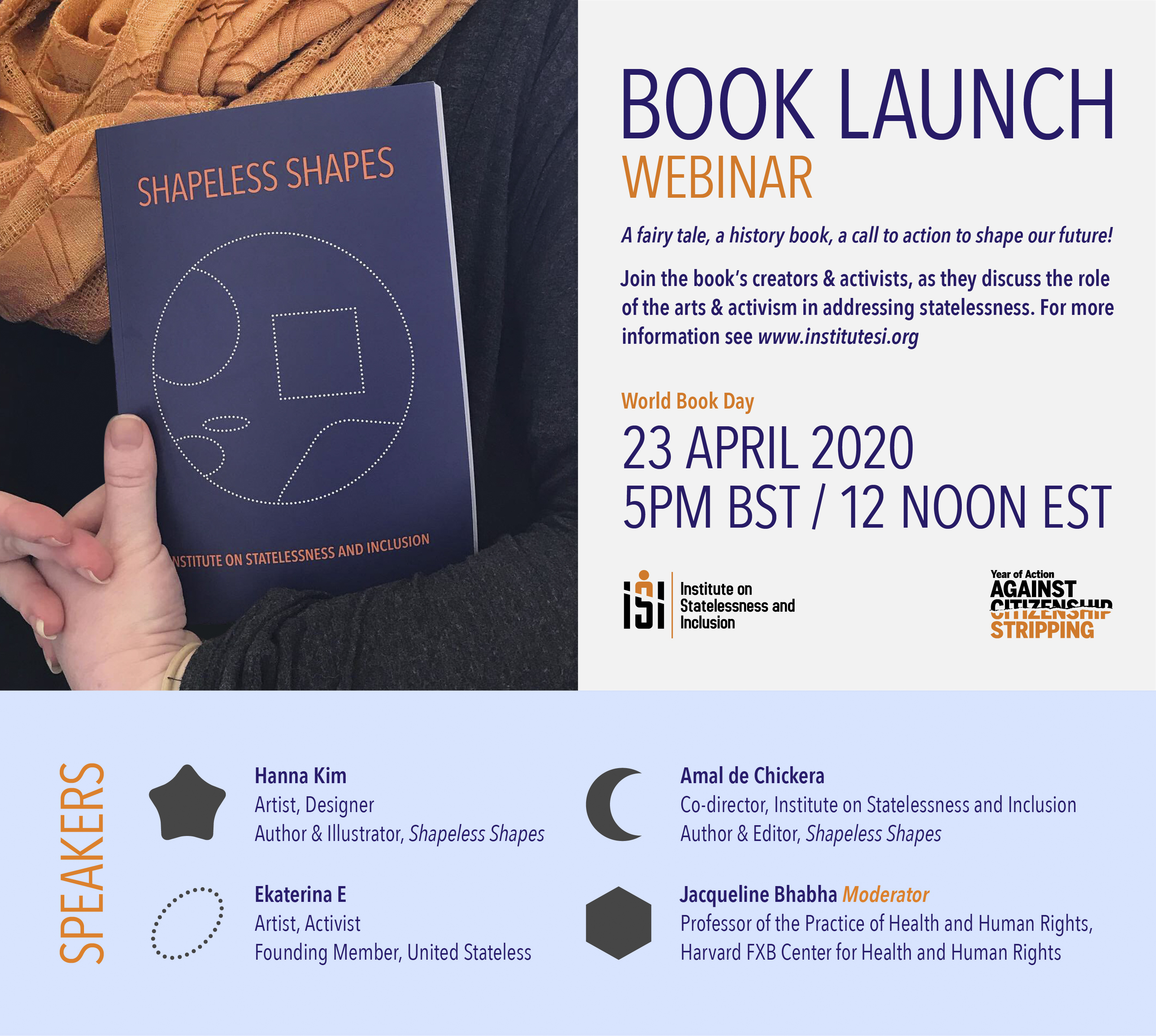 Shapeless Shapes Book Launch Webinar, Apr 2020