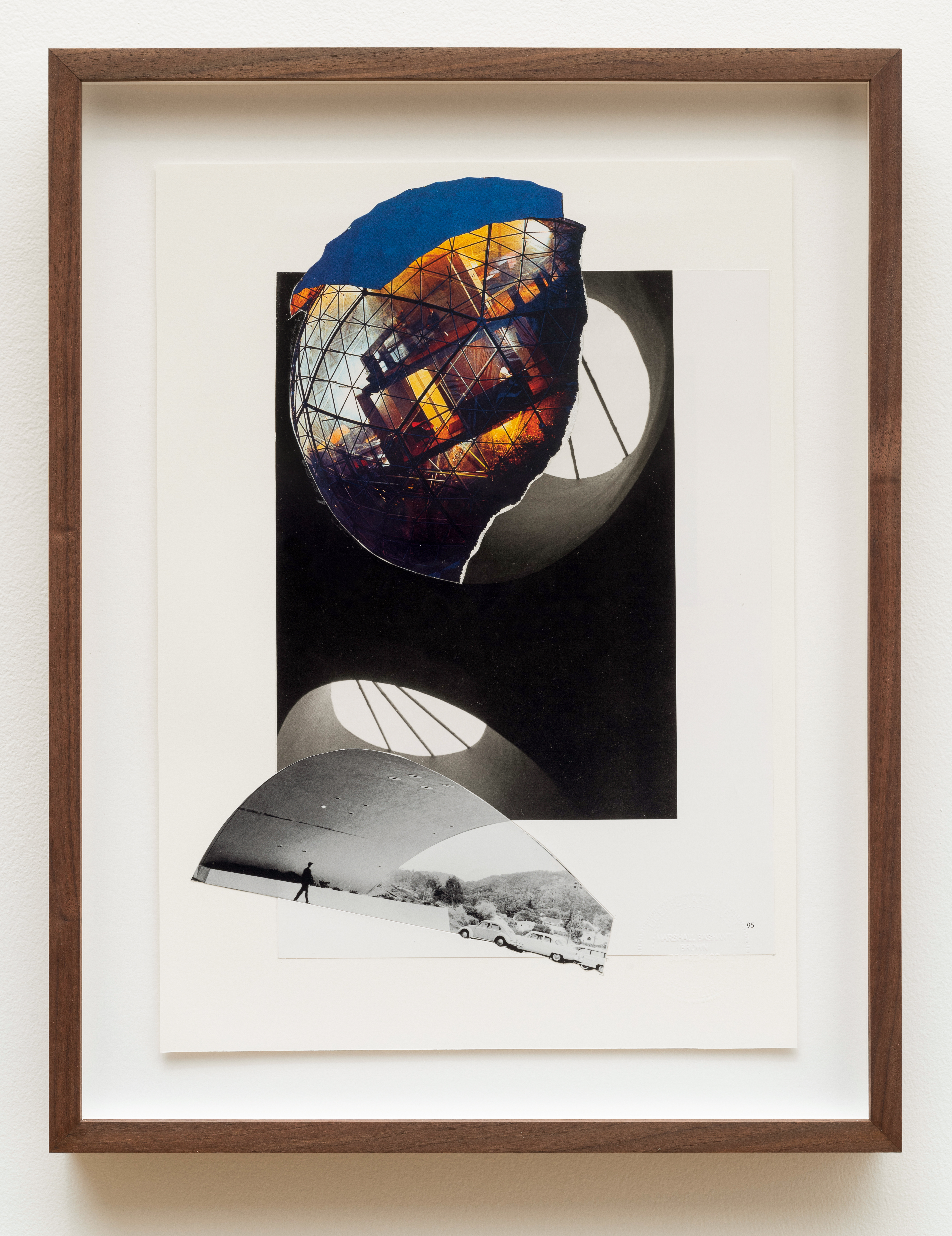 We Need Holes 2019, Collage on archival paper, 13h x 10w in.