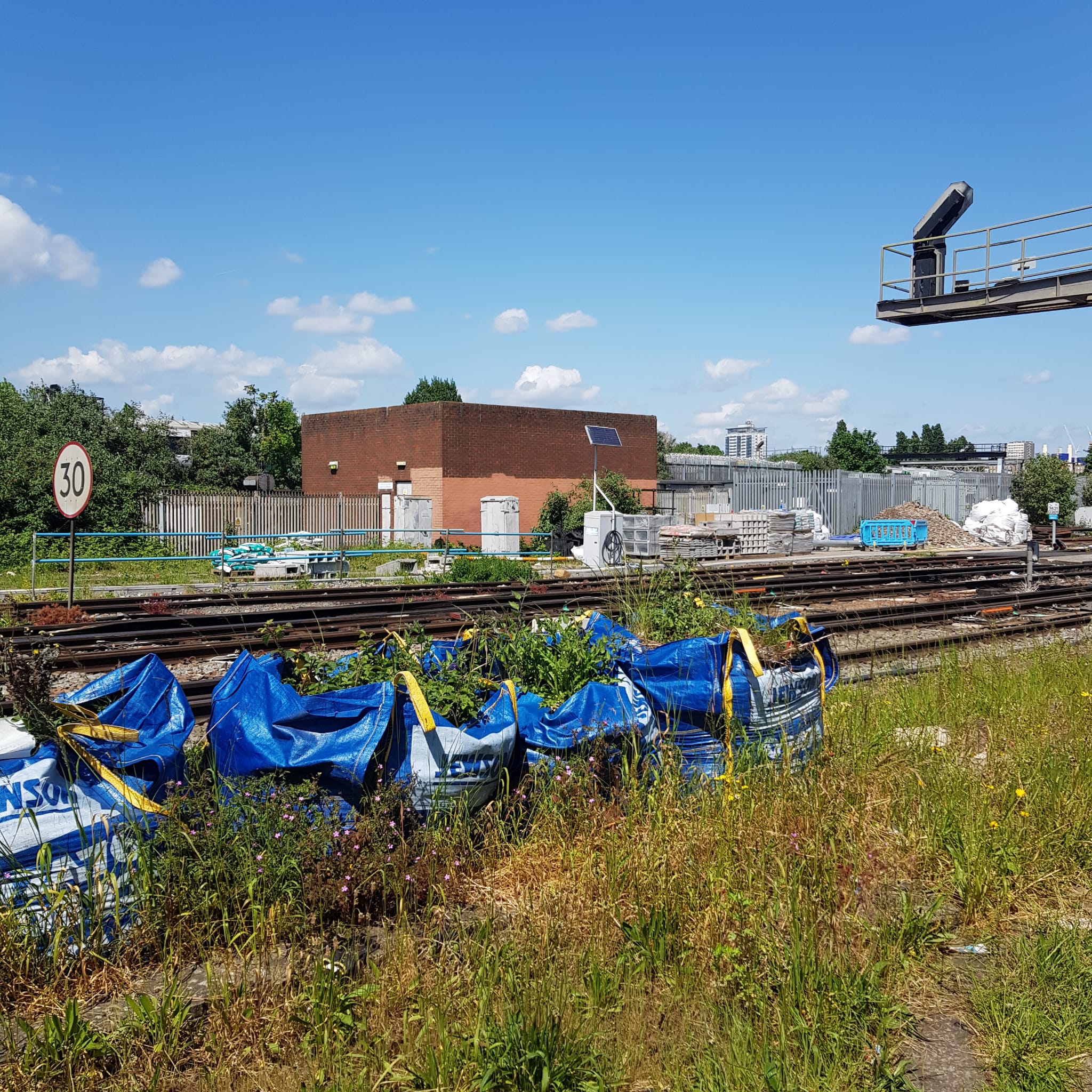Nicola (2022), photography. “One time, they [her friends] were on the tracks that went all the way to [Clapham] junction, and they were messing about and they answered the line, cos we were playing on the railway with corrugated iron– snowing, using it to slay down the hill.  And them lot went up there and they answered the phones and was telling the man– we never went up after that, we pooped ourselves– he said “we can see you, you’re a little blonde headed girl, you’ve got blah blah with you-  GET OFF THE TRACKS! Or you’ll get killed!”, and we were like this [scared], and it shit us up, so we didn’t go back.” - excerpt from an interview with my mum.   