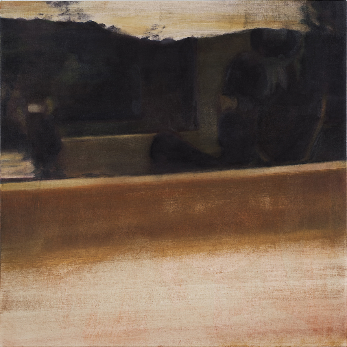 &ldquo;Duo &rdquo;, 82x82cm, oil on canvas, 2019