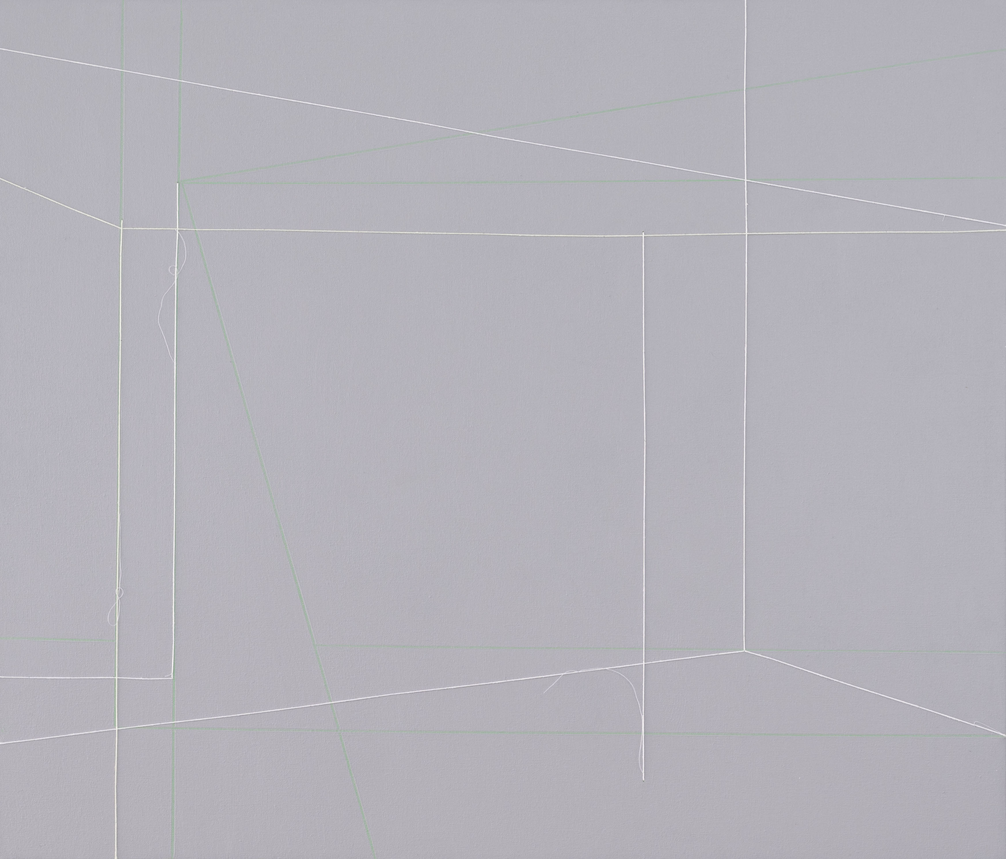 UNTITLED #443 | Hand embroidery and oil on canvas | 60 x 70 cm