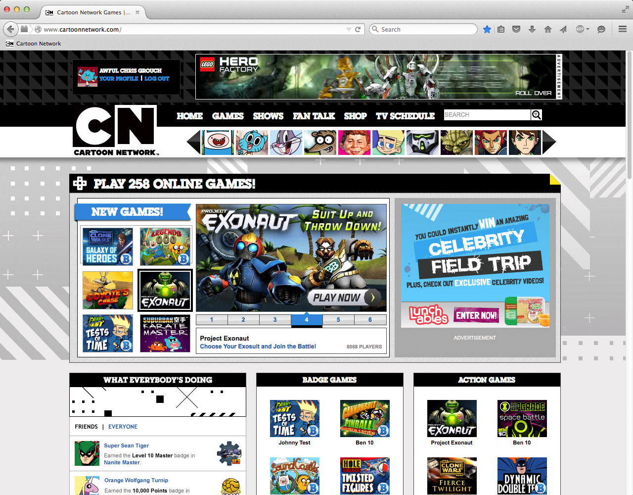 Images Of Cartoon Network Website