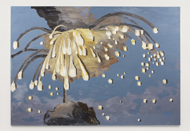 Rocket explosion (Roj&atilde;o), 2016, &oacute;leo sobre tela, 190 x 270 cm