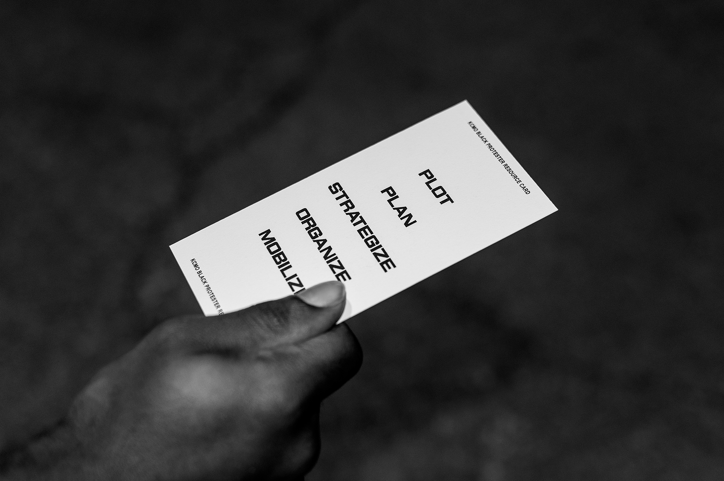 KCMO Black Protestor Resource Card