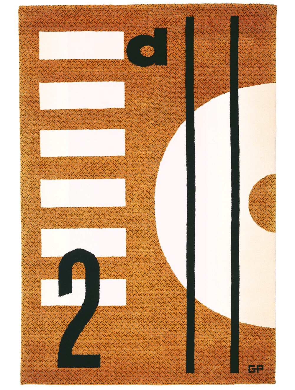 Heroes of Typography, 1993. Hand-knotted carpet, 100% Australian wool, 200x250 cm.