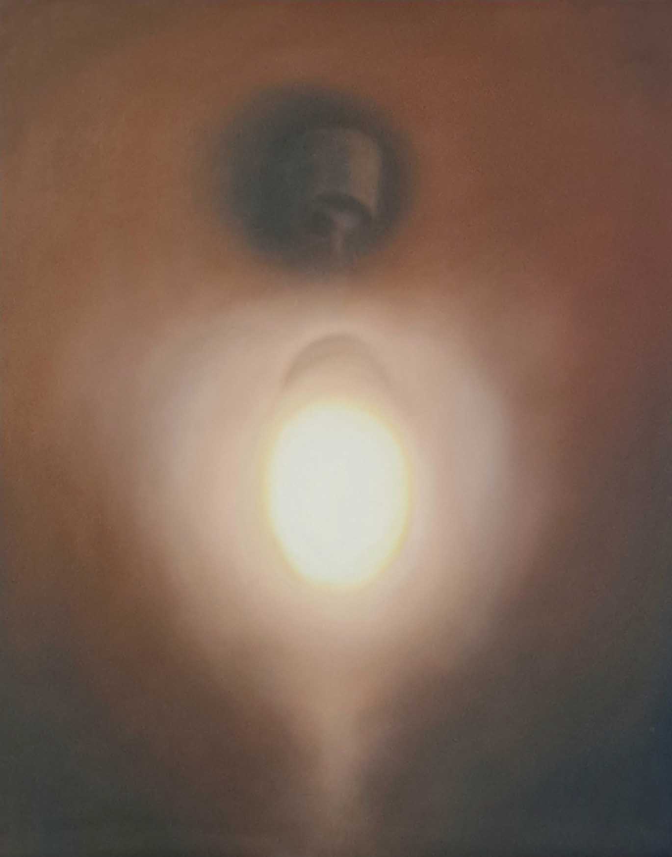 Glühbirne 22022, Öl auf MDF, 44 x 56cm