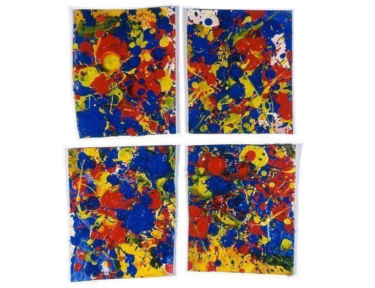 Sports Page  1997acrylic on paper 11 x 13.5”