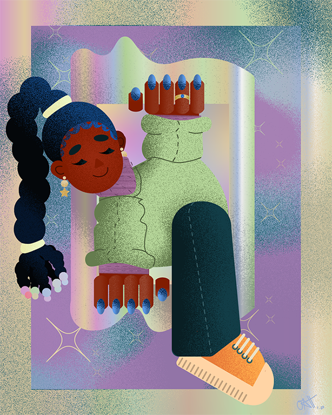 so fresh n so clean,&nbsp; 2022.&nbsp; 8.5 x 11&rdquo; digital illustration