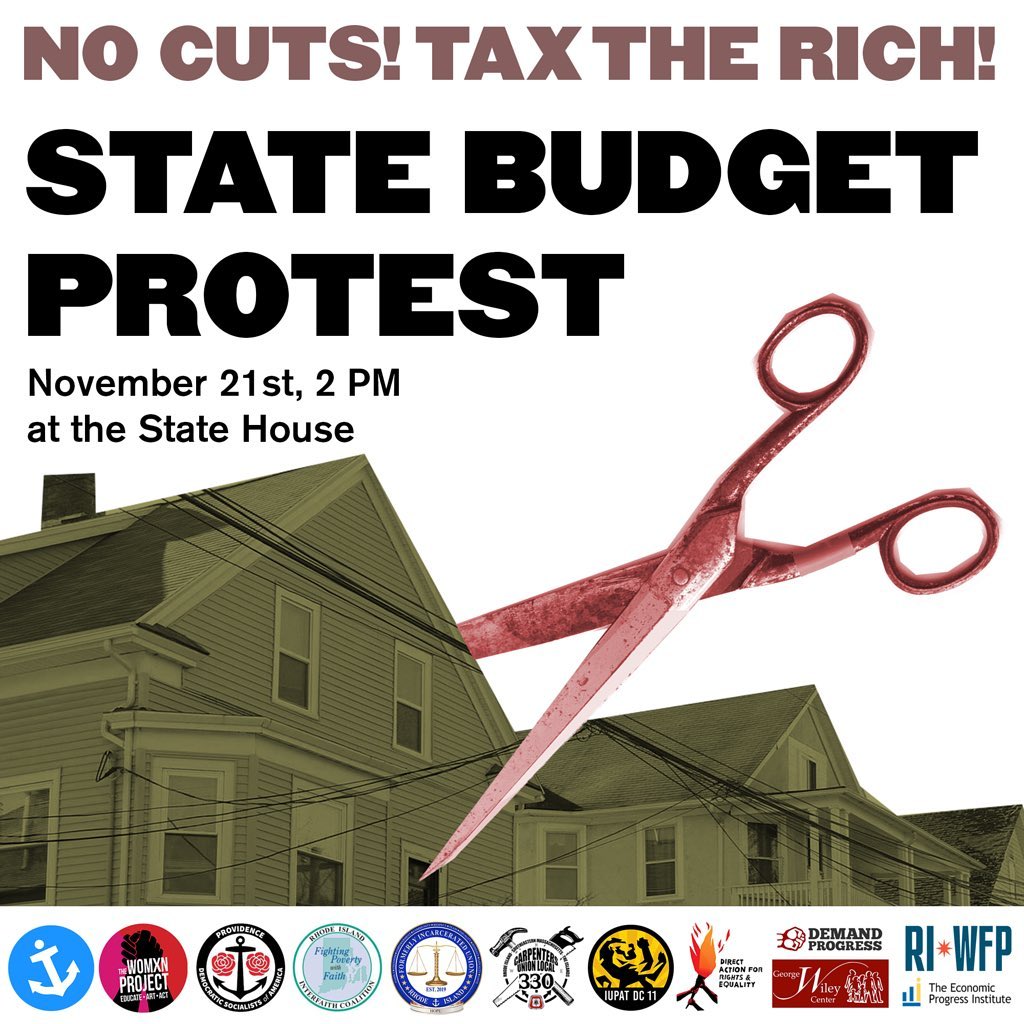 No Cuts! Tax the Rich! State Budget Protest - 11/21/2020