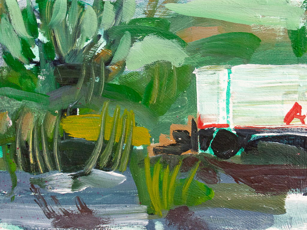 Lorne Street, oil on panel, 5 x 7 inches, 2017.