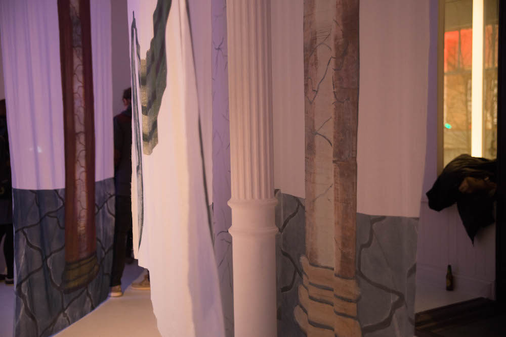 Installation of Karolina Lebek, Watra (2018), STOREFRONT, Luton, UK, Credit, Aleksandra Warchol