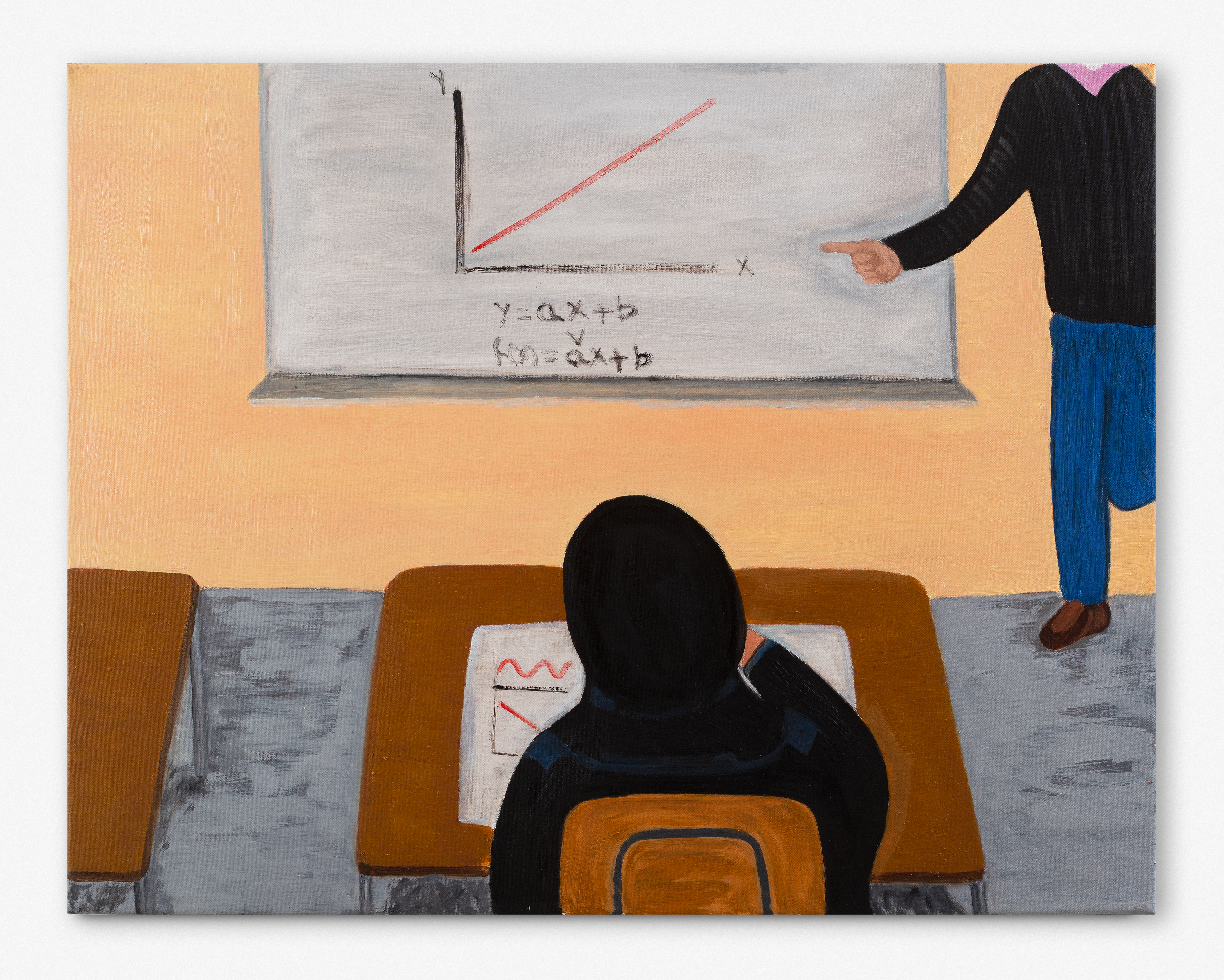 Función Lineal / Linear Function  (2021) Serie: Paisajes situados / Located Landscapes   90x70cm (35x27 in) Oil on Canvas (2021)