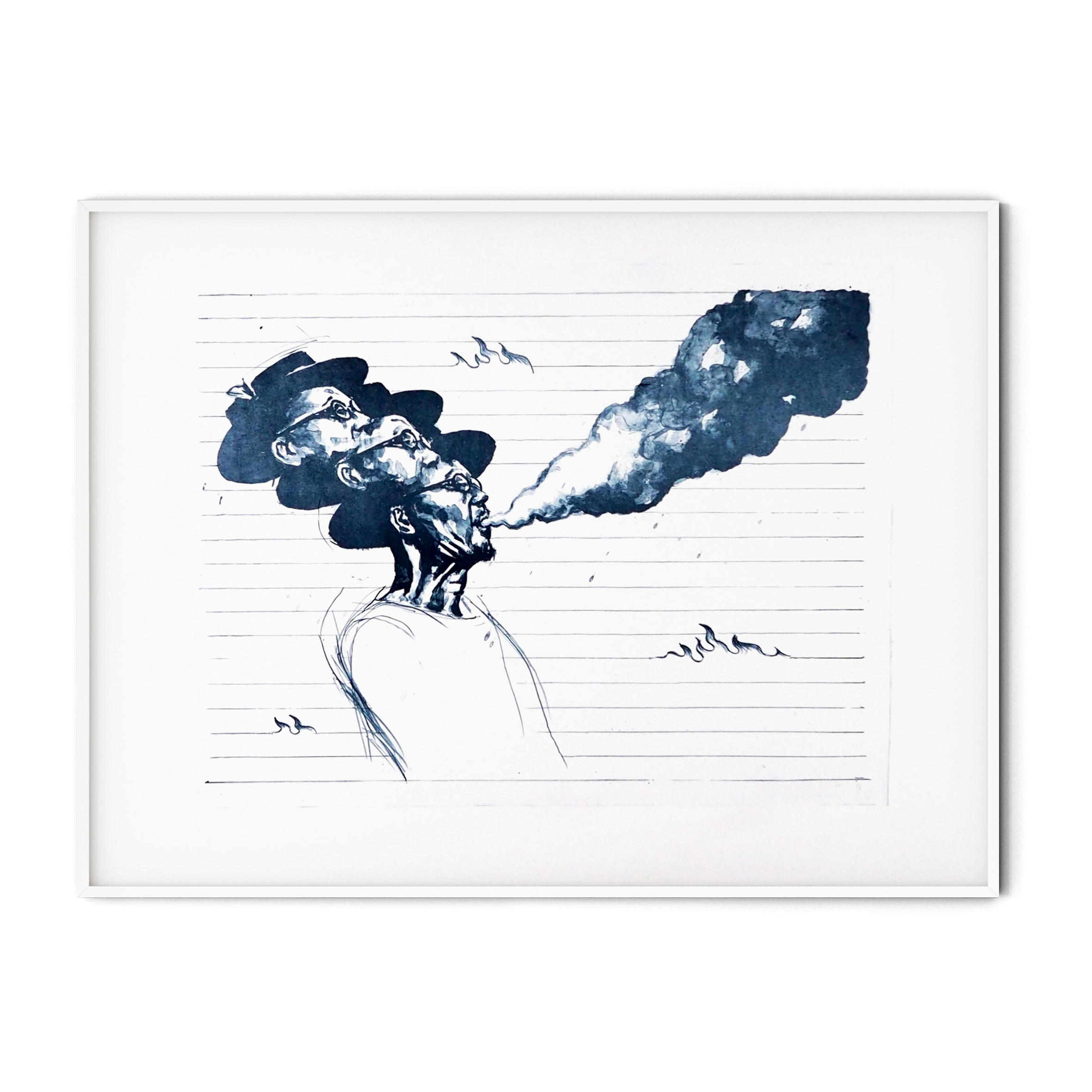 Agus Suwage | SIRKUS DEMOKRASI | 2021 | Limited Edition of 5 Lithography Print with Oil Ink Archival Cotton Paper 285gsm | Paper Size 85 × 65 cm (33,5 × 25,6 inch) Image Size 58,5 × 45,5cm (23 × 18 inch)