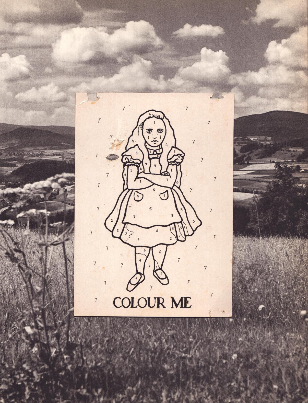 Colour Me, 2024, photomontage, 24 x 31 cm