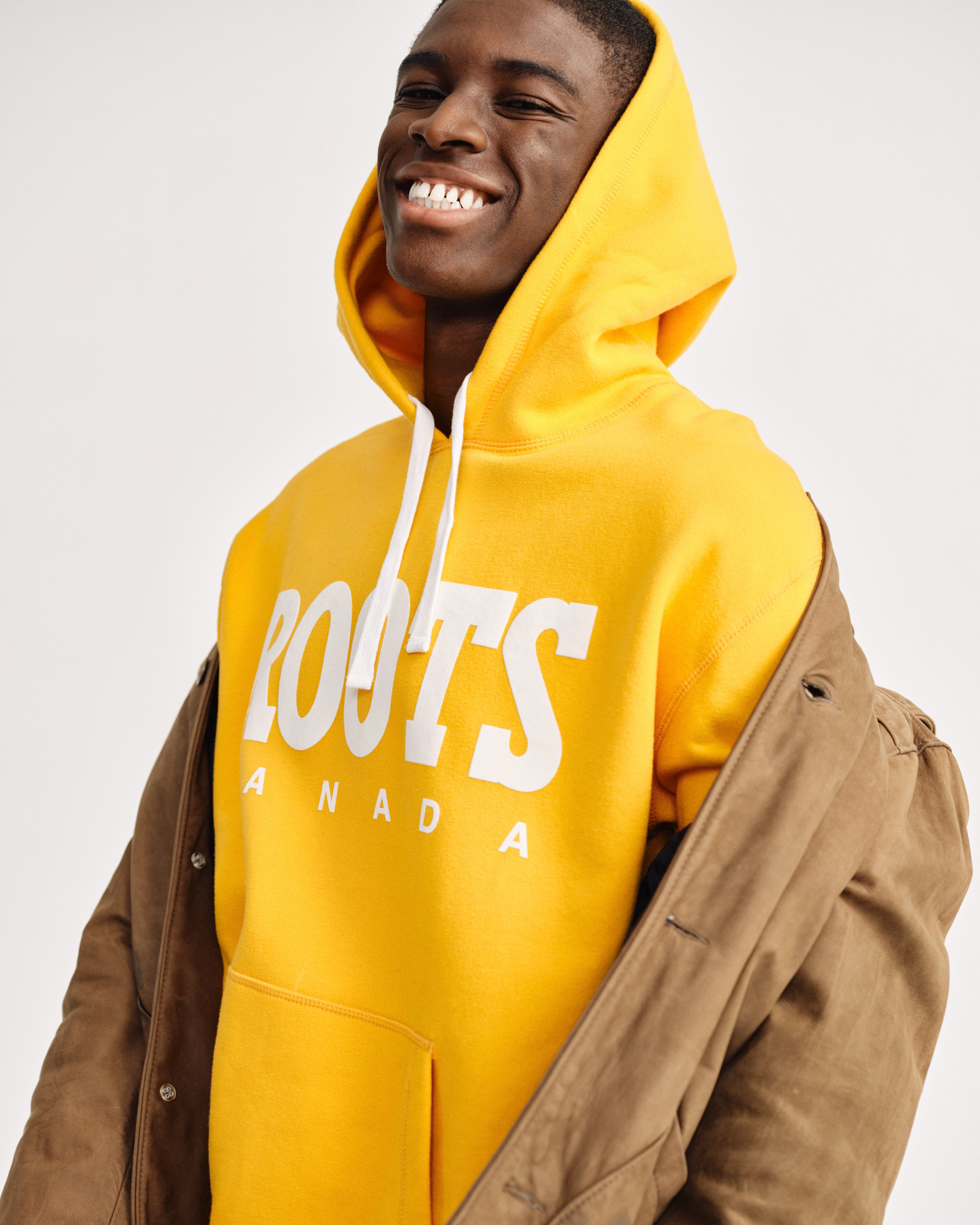 Roots yellow clearance hoodie