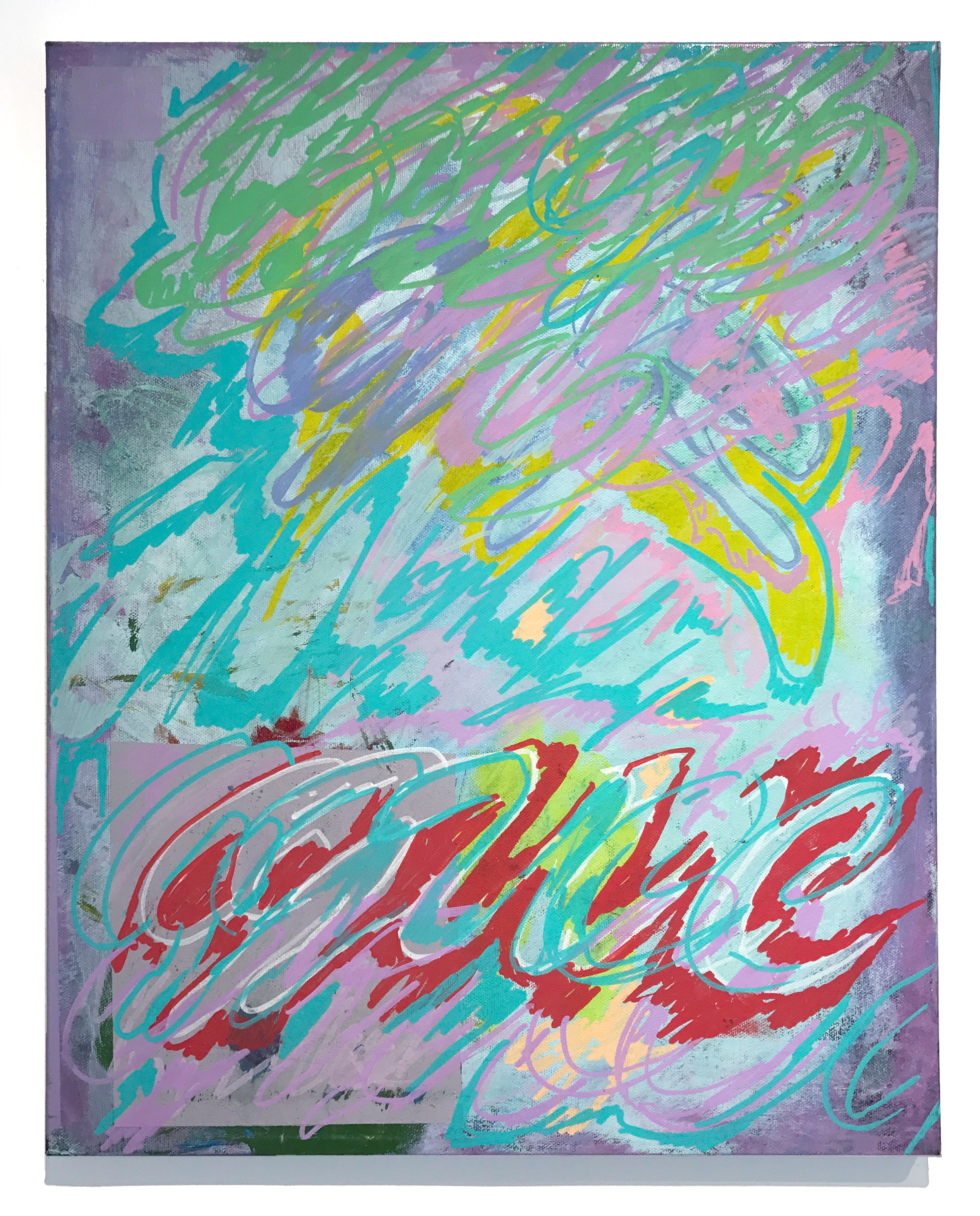 Michael BevilacquaGucci Guy, 2018Acrylic and Spray Paint on Canvas 20 x 16 inches