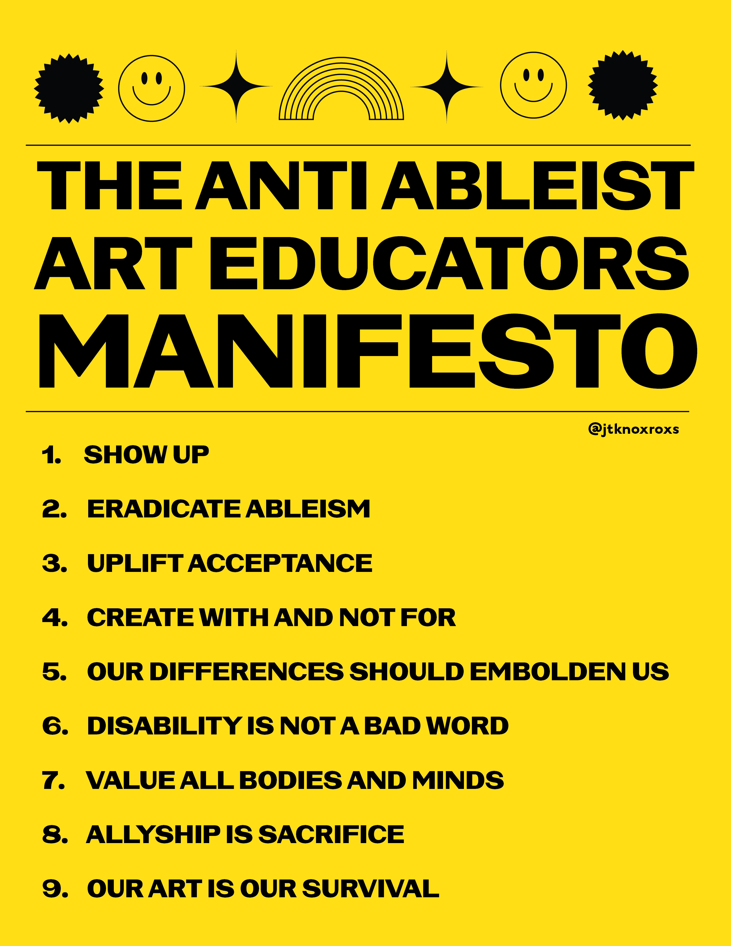 creative education manifesto
