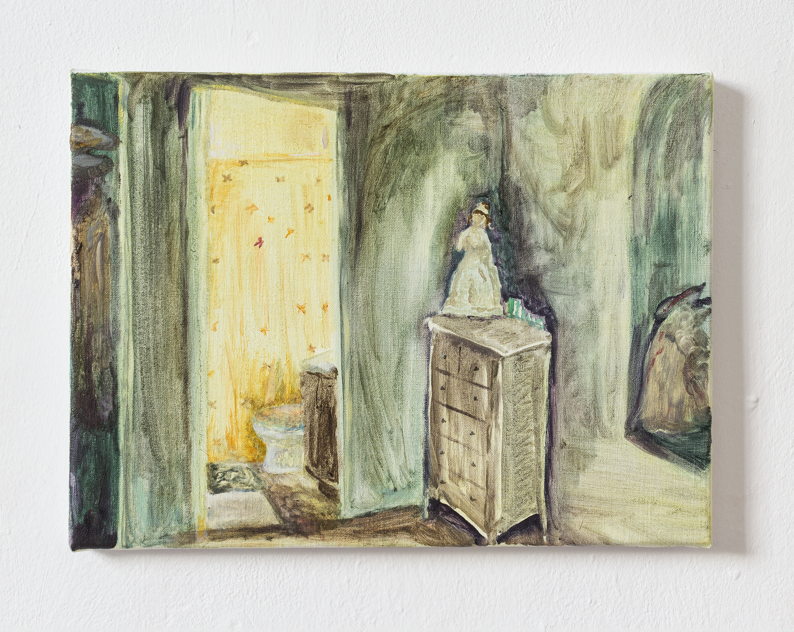 bathing, 2020, 29 x 39 cm oil on canvas