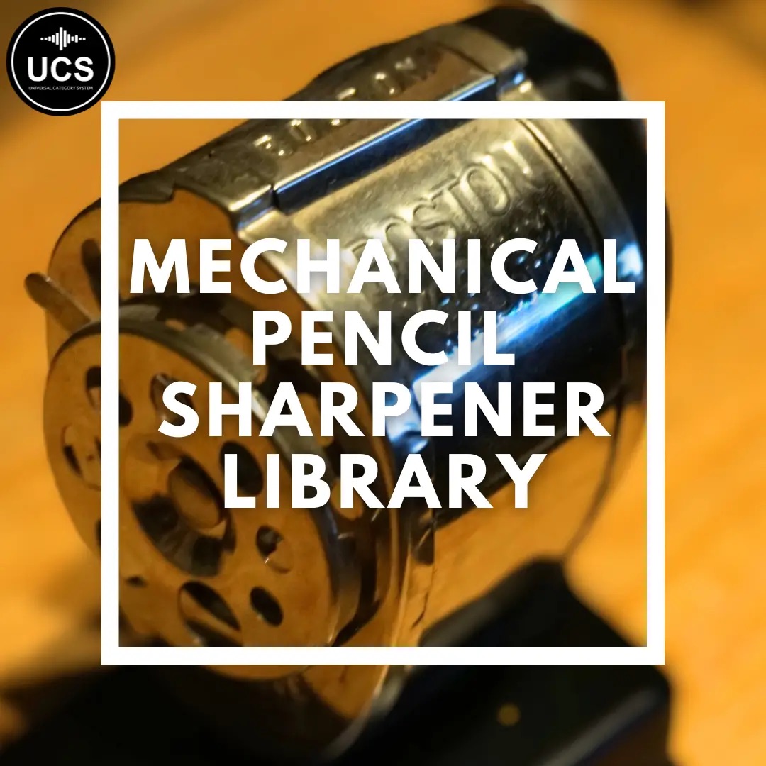 Mechanical Pencil Sharpener SFX Library Cover