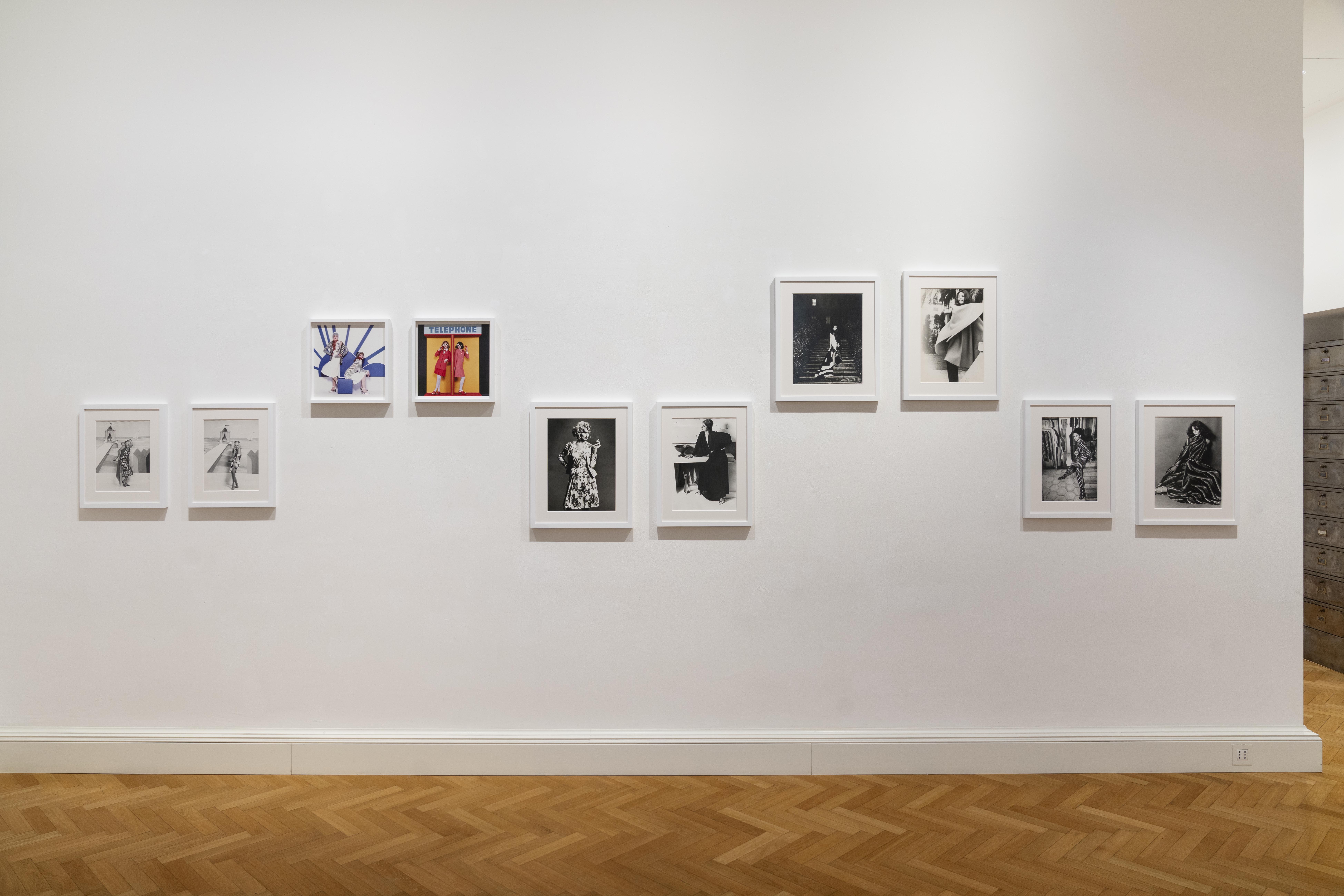 Installation view of the solo exhibition Elisabetta Catalano. Cinema, Moda e Performance, ph. Eduardo De Matteis, Courtesy Viasaterna and Archivio Elisabetta Catalano