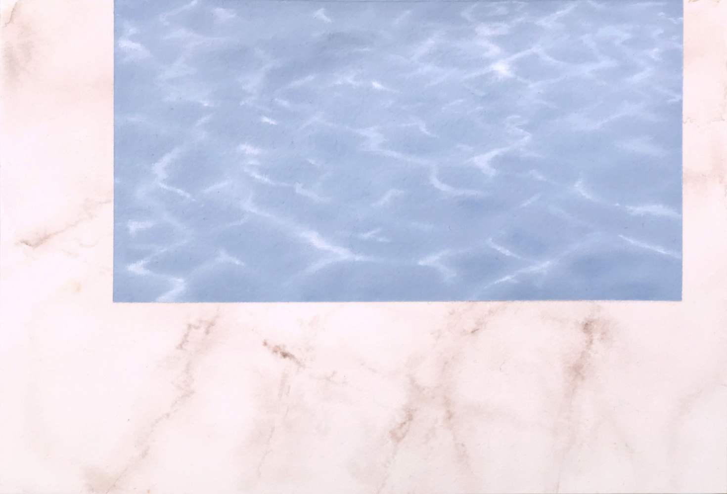 untitled, oil and watercolor on paper, 26 x 18 cm, 2019