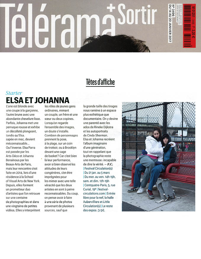 T&eacute;l&eacute;rama Sortir &ndash; Jan 2017