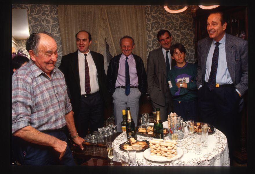 Jacques Chirac à la Foire d'Ussel, 13.10.1990© Marc Simonéd. 15 à 400€